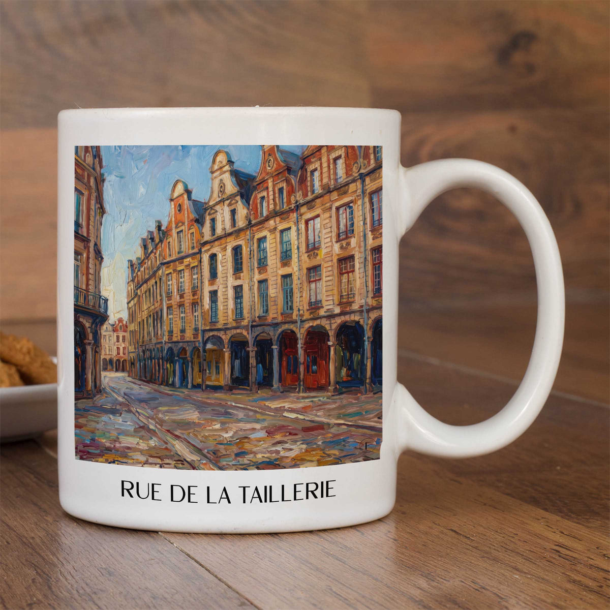 rue-de-la-taillerie-arras-frankreich-kaffeebecher-oil-painting-oelgemaelde