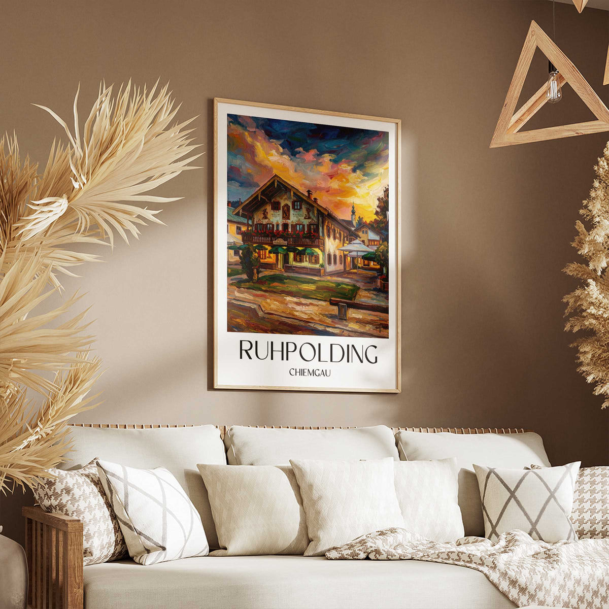 ruhpolding-chiemgau-deutschland-poster-oil-painting-oelgemaelde