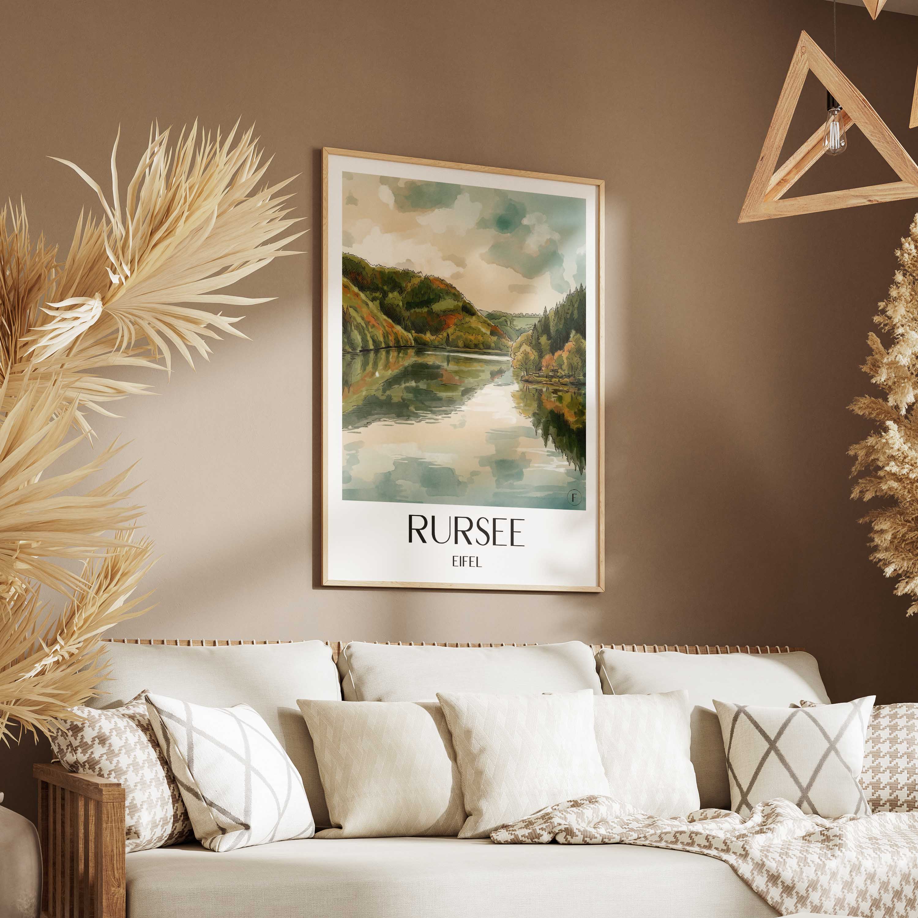 rursee-eifel-deutschland-poster-aquarell