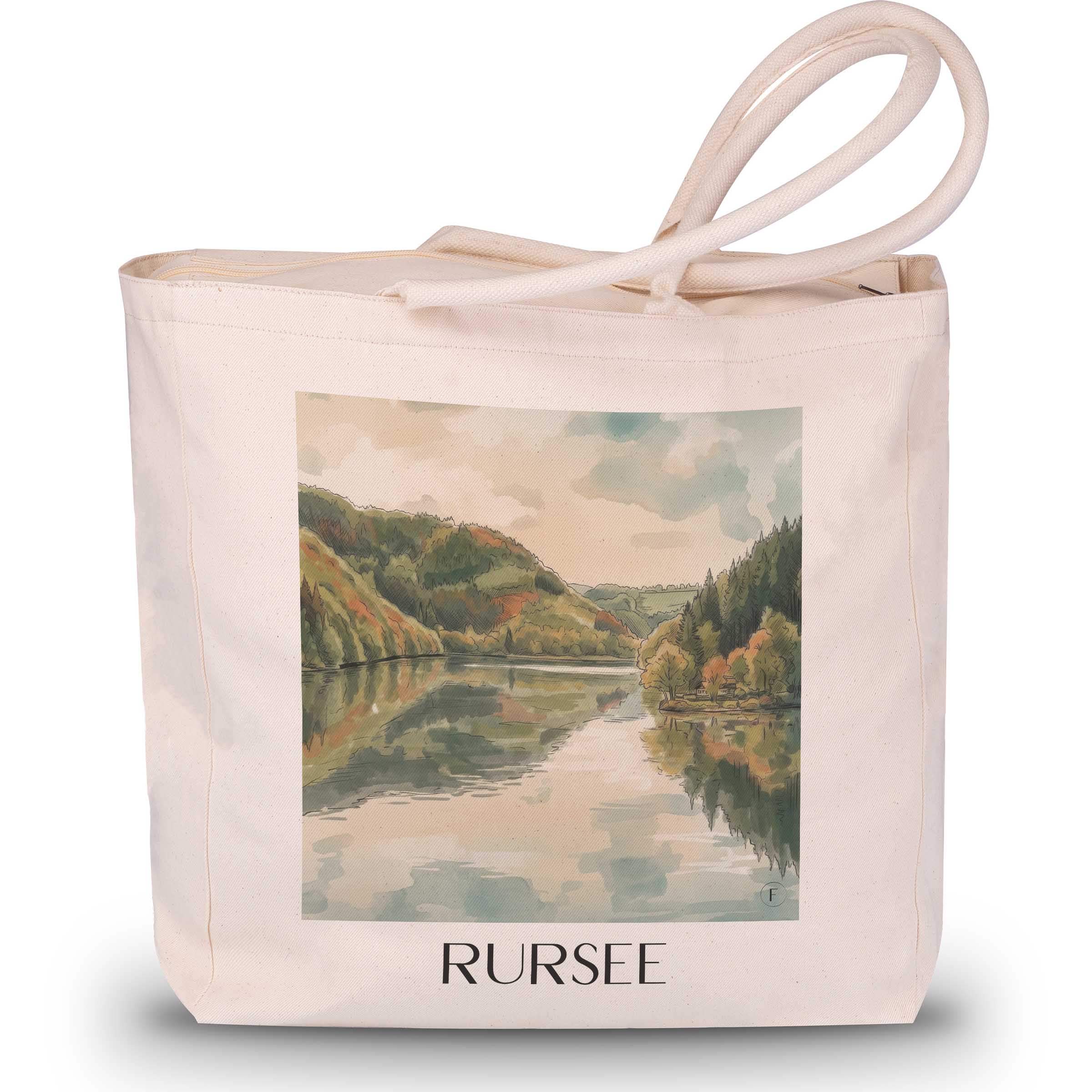 rursee-eifel-deutschland-einkaufstasche-aquarell