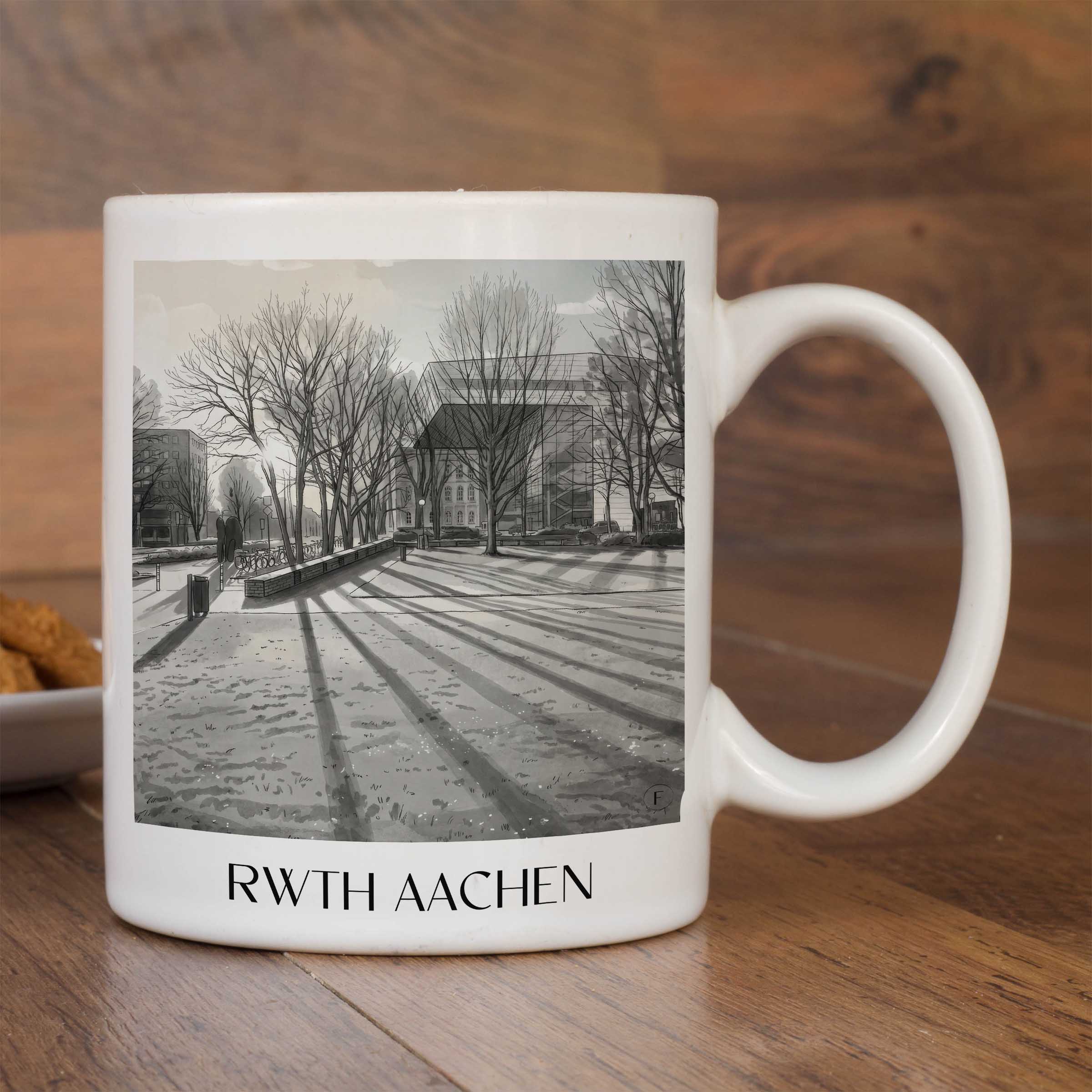 rwth-aachen-deutschland-kaffeebecher-aquarell-schwarz-weiss