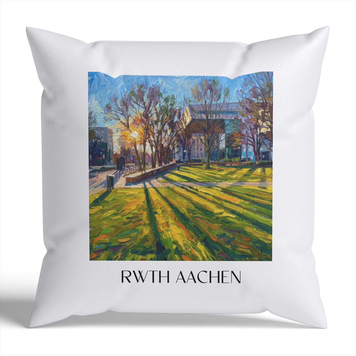 Rwth Kissenhülle - Zierkissen Bezug - Aachen - Deutschland Kissen bzw. Kissenbezug im Ölgemälde Stil - favplace