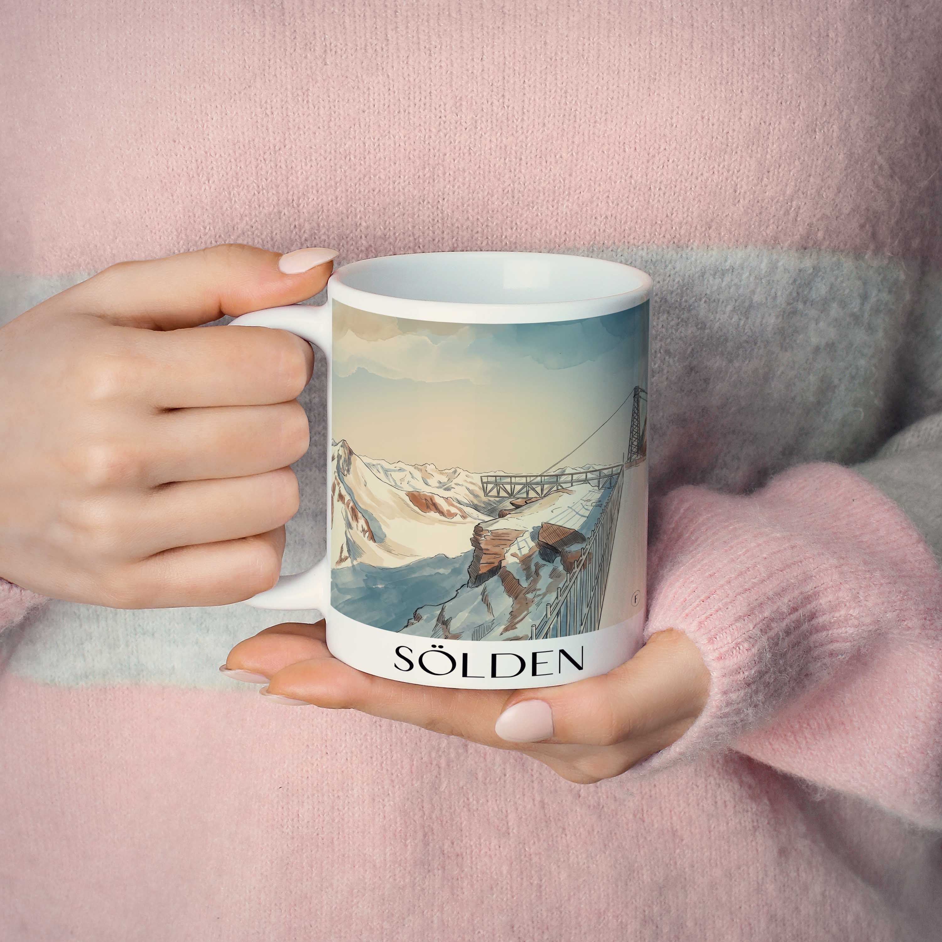 sölden-österreich-österreich-kaffeebecher-aquarell