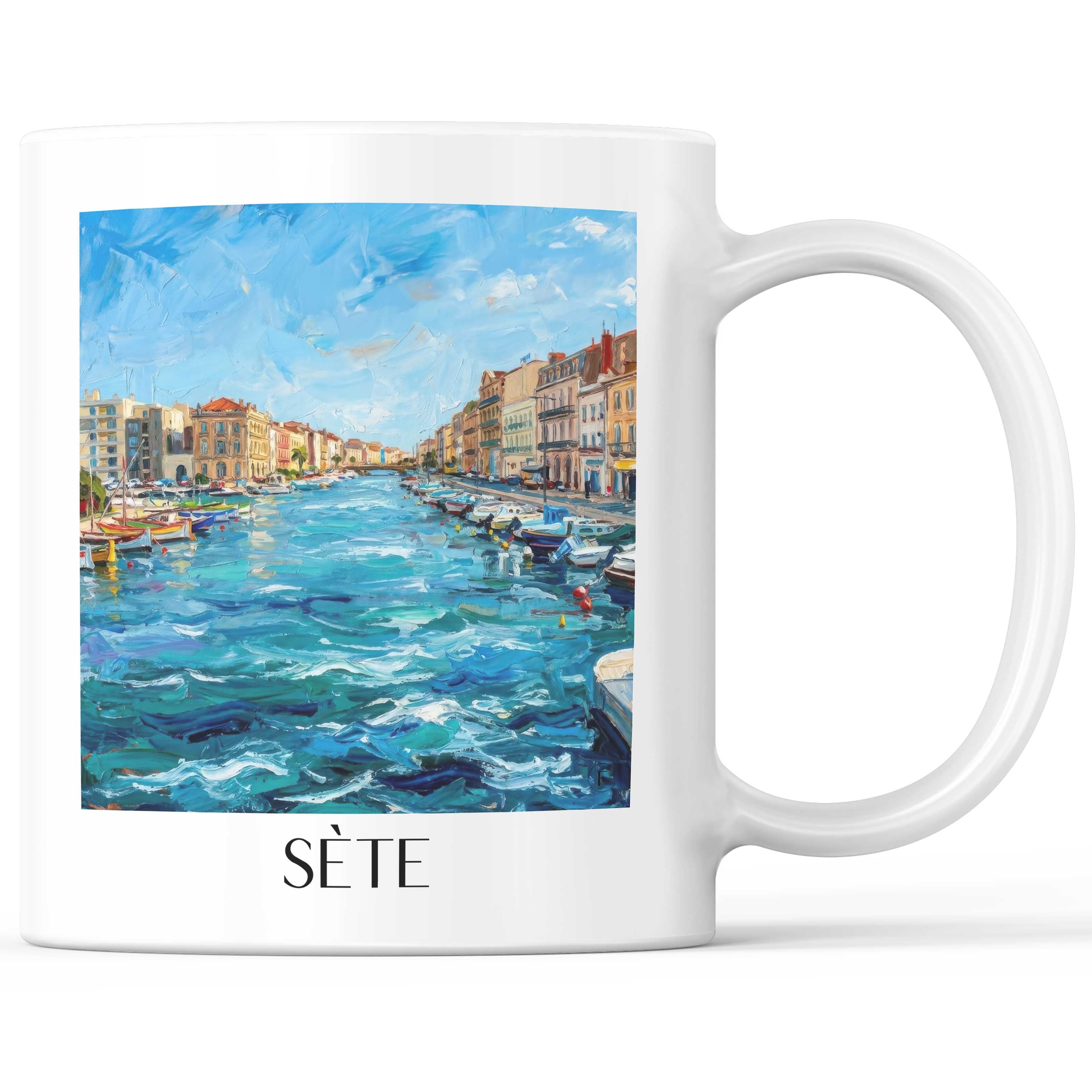 sète-okzitanien-frankreich-kaffeebecher-oil-painting-oelgemaelde