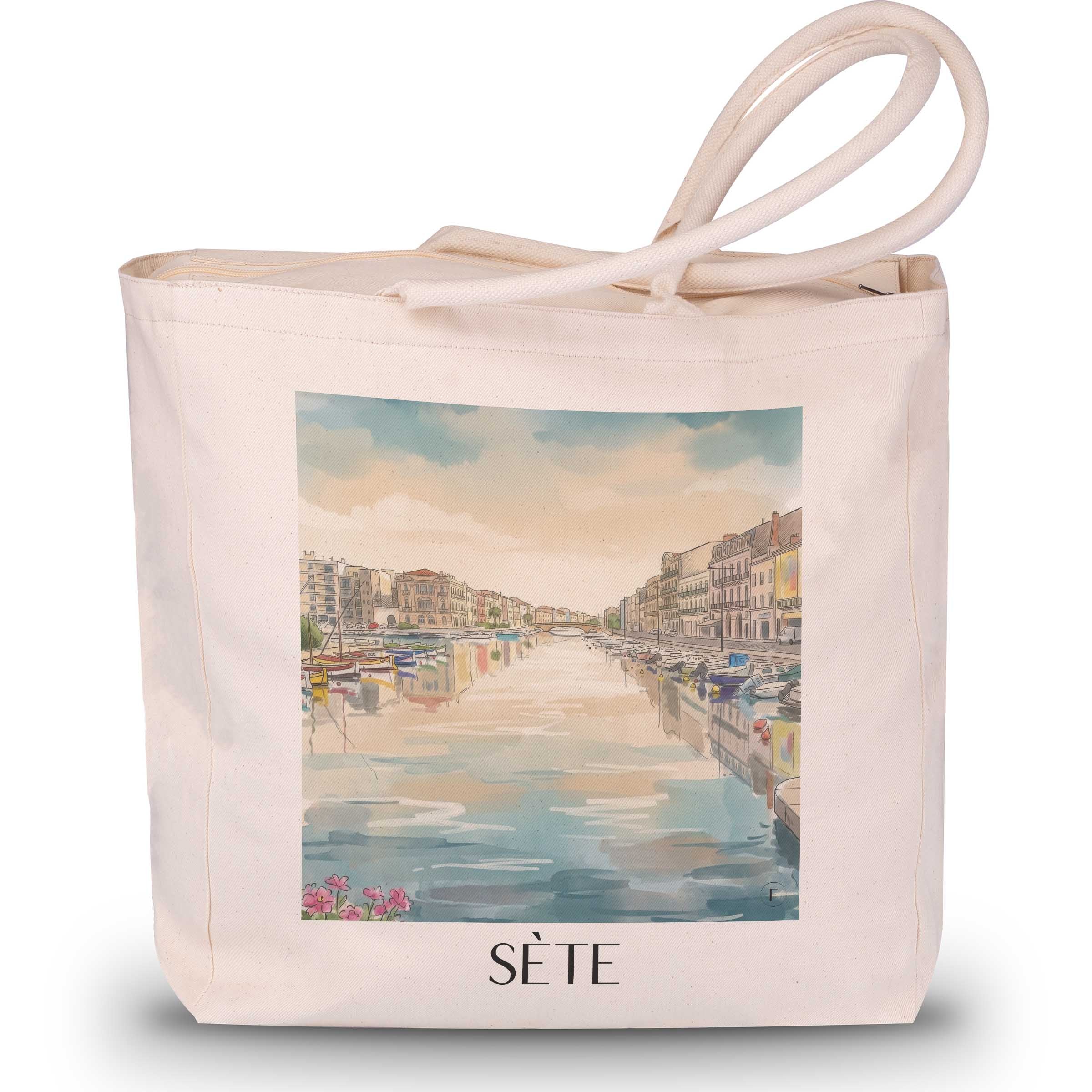 sète-okzitanien-frankreich-einkaufstasche-aquarell