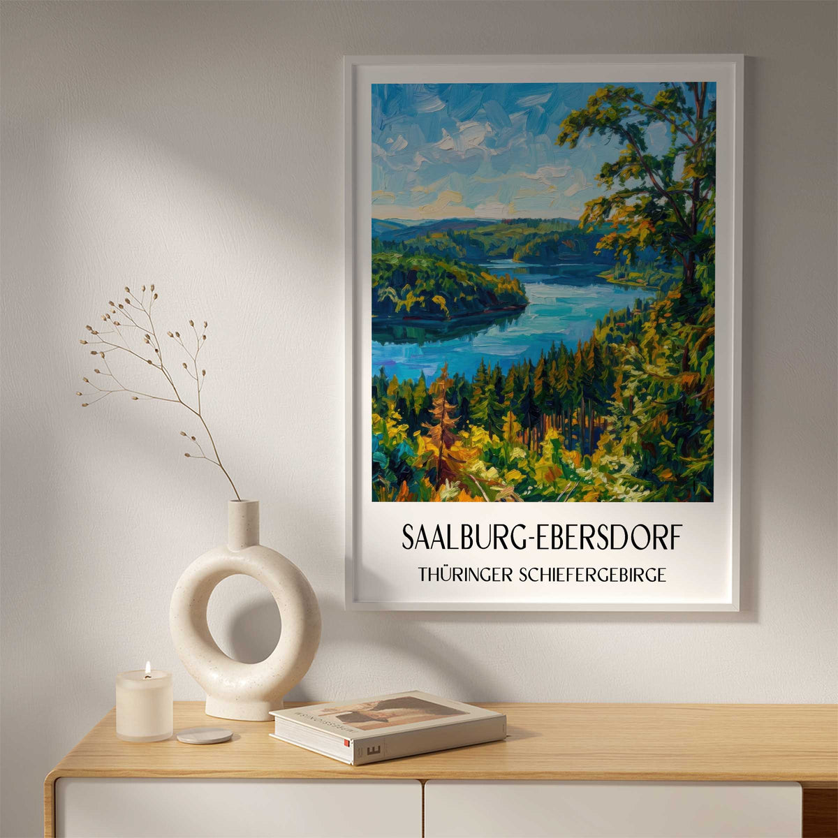 saalburg-ebersdorf-thüringer-schiefergebirge-deutschland-poster-oil-painting-oelgemaelde