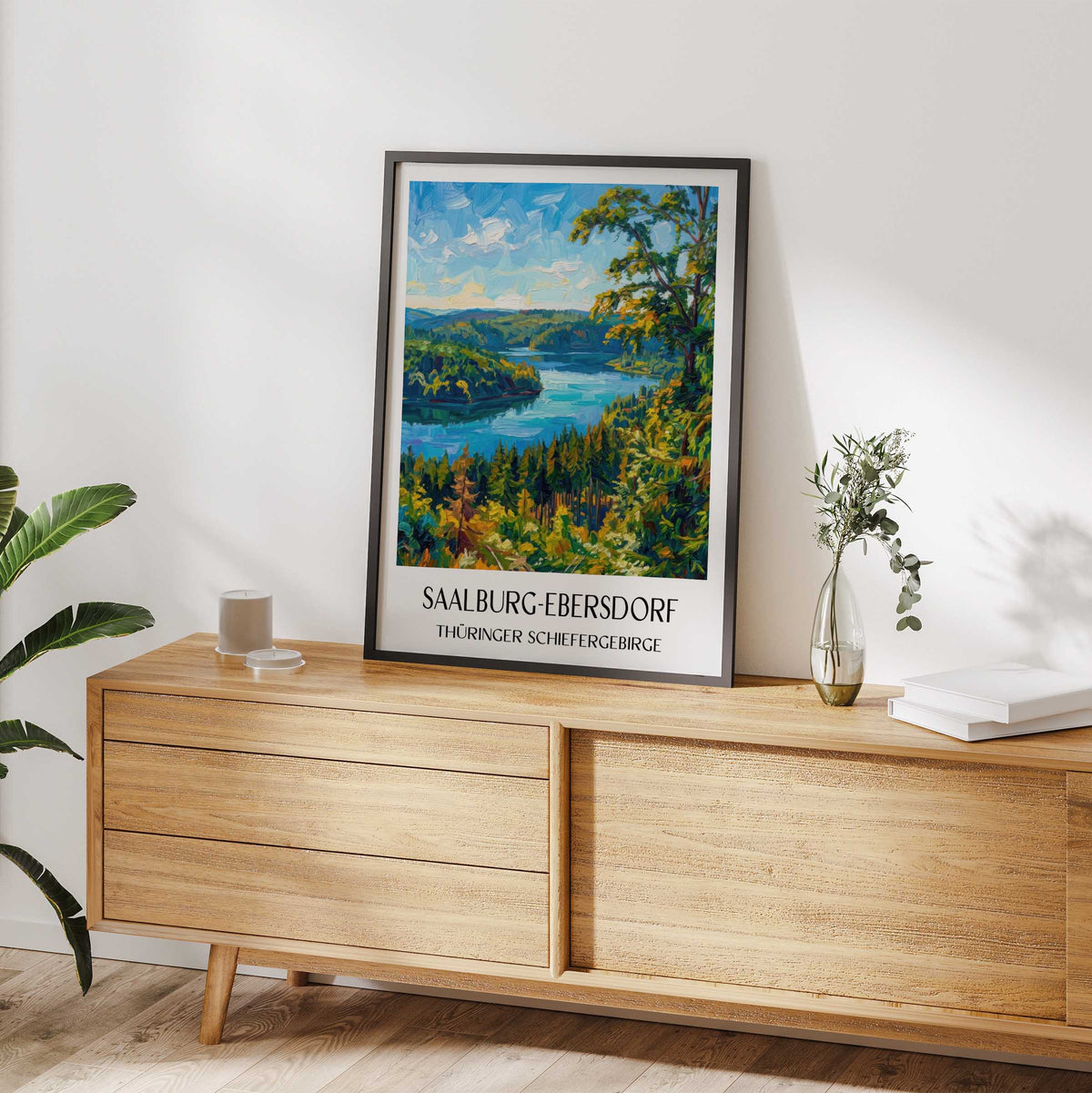saalburg-ebersdorf-thüringer-schiefergebirge-deutschland-poster-oil-painting-oelgemaelde