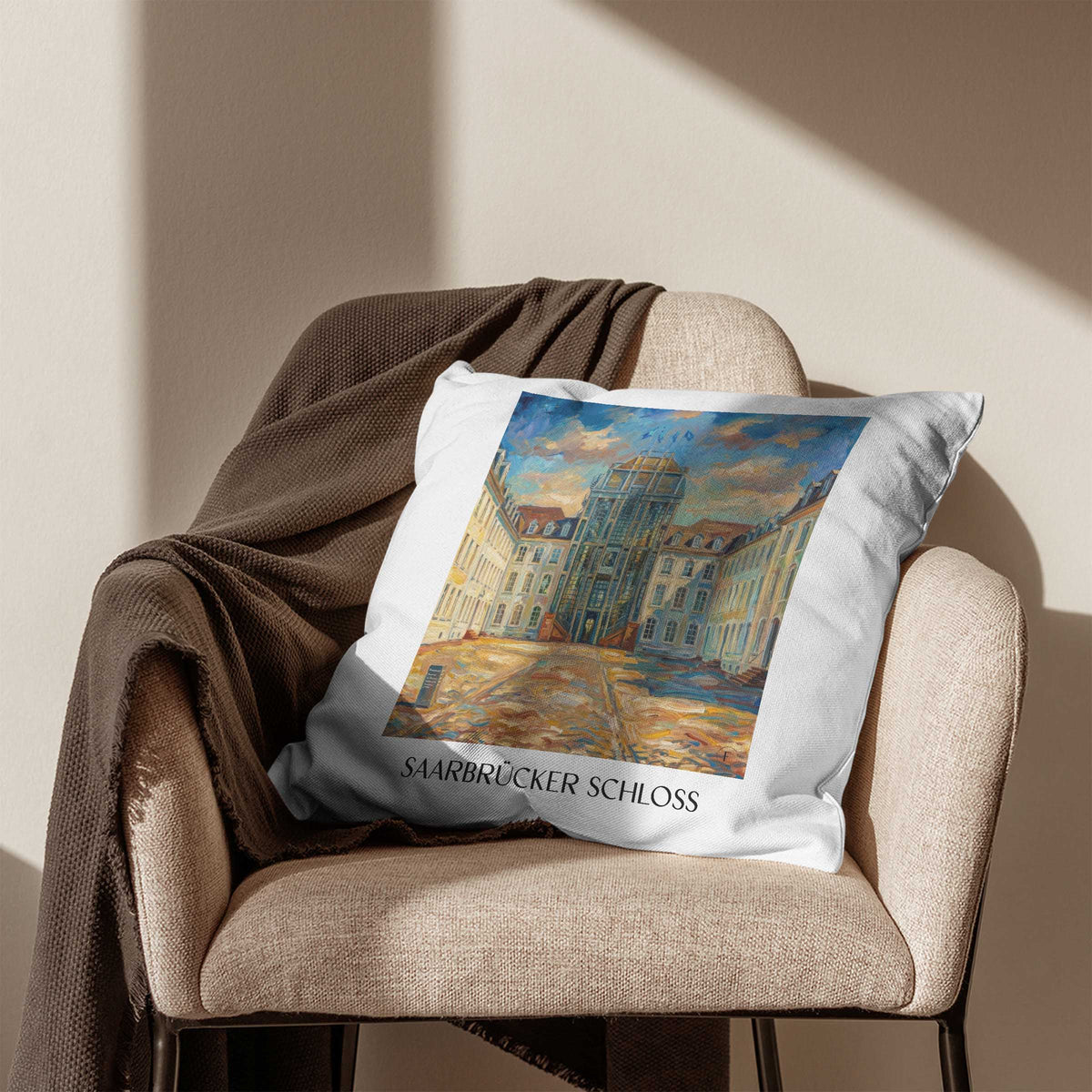saarbrücker-schloss-saarland-deutschland-kissenbezug-oil-painting-oelgemaelde