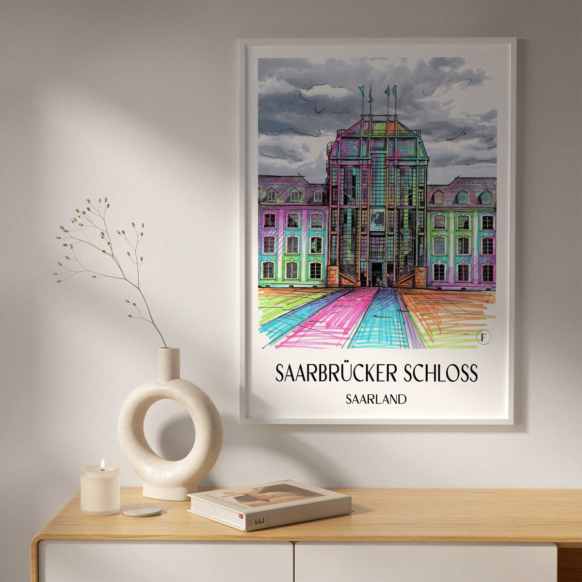 saarbrücker-schloss-saarland-deutschland-poster-graffiti