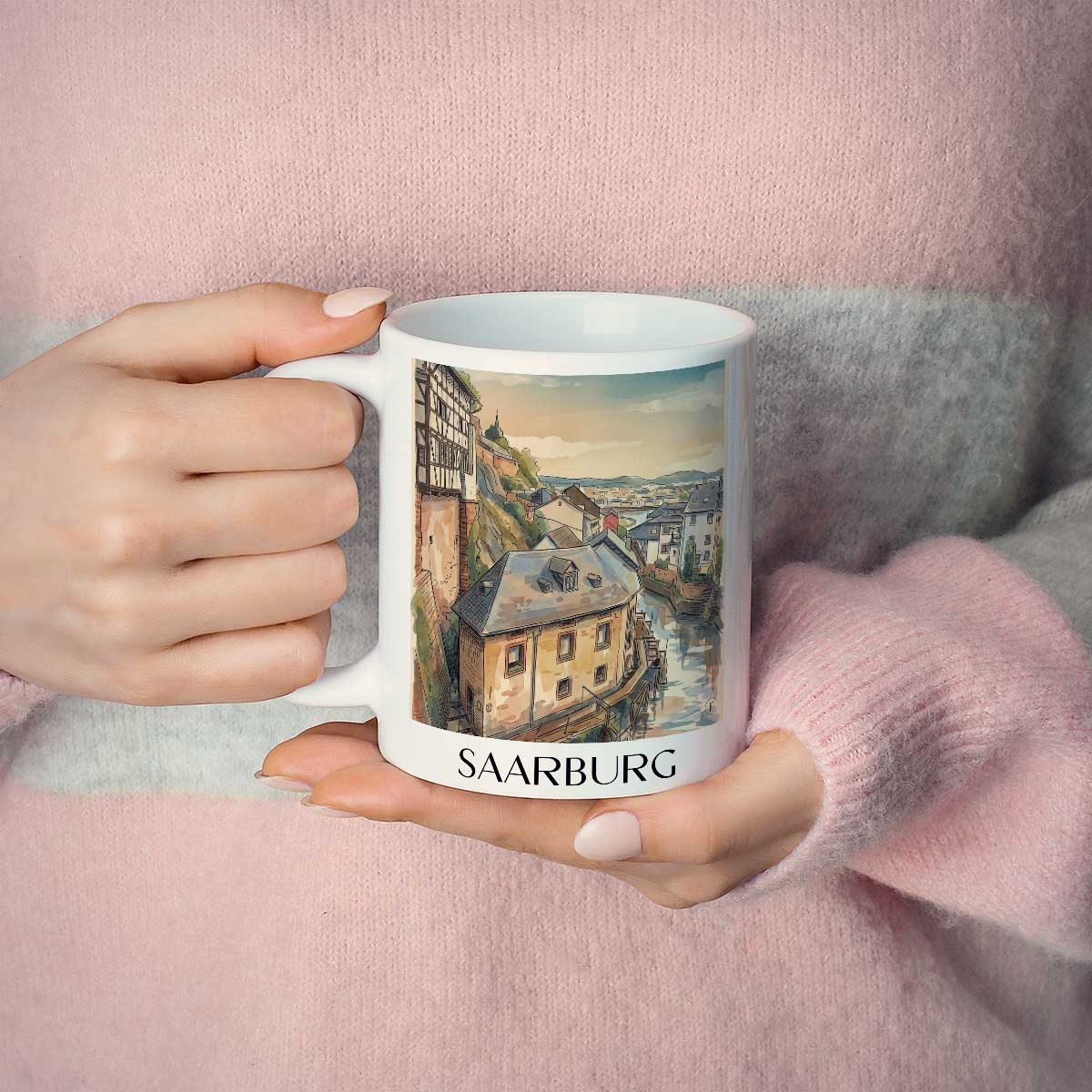saarburg-saartal-deutschland-kaffeebecher-aquarell