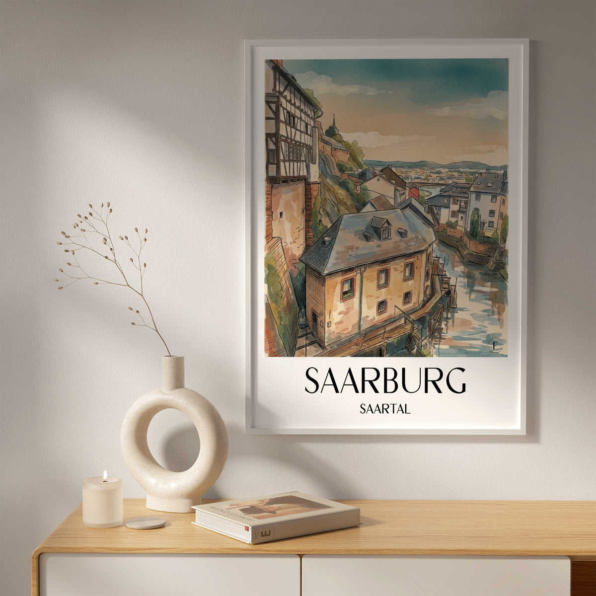 saarburg-saartal-deutschland-poster-aquarell
