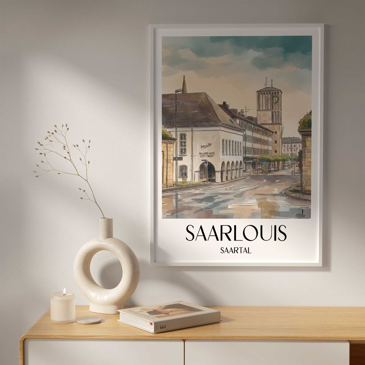 saarlouis-saartal-deutschland-poster-aquarell