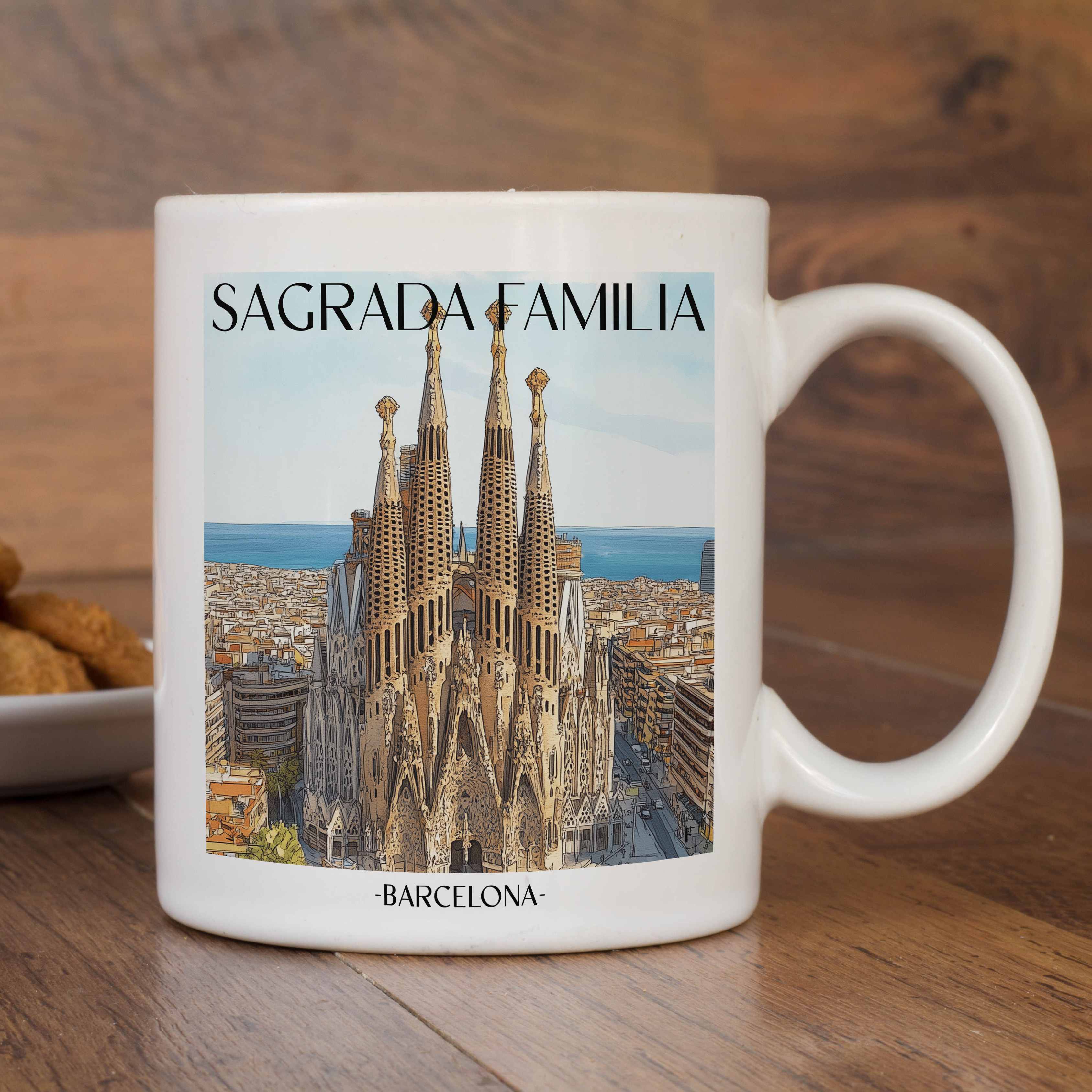 sagrada-familia-barcelona-spanien-einkaufstasche-aquarell