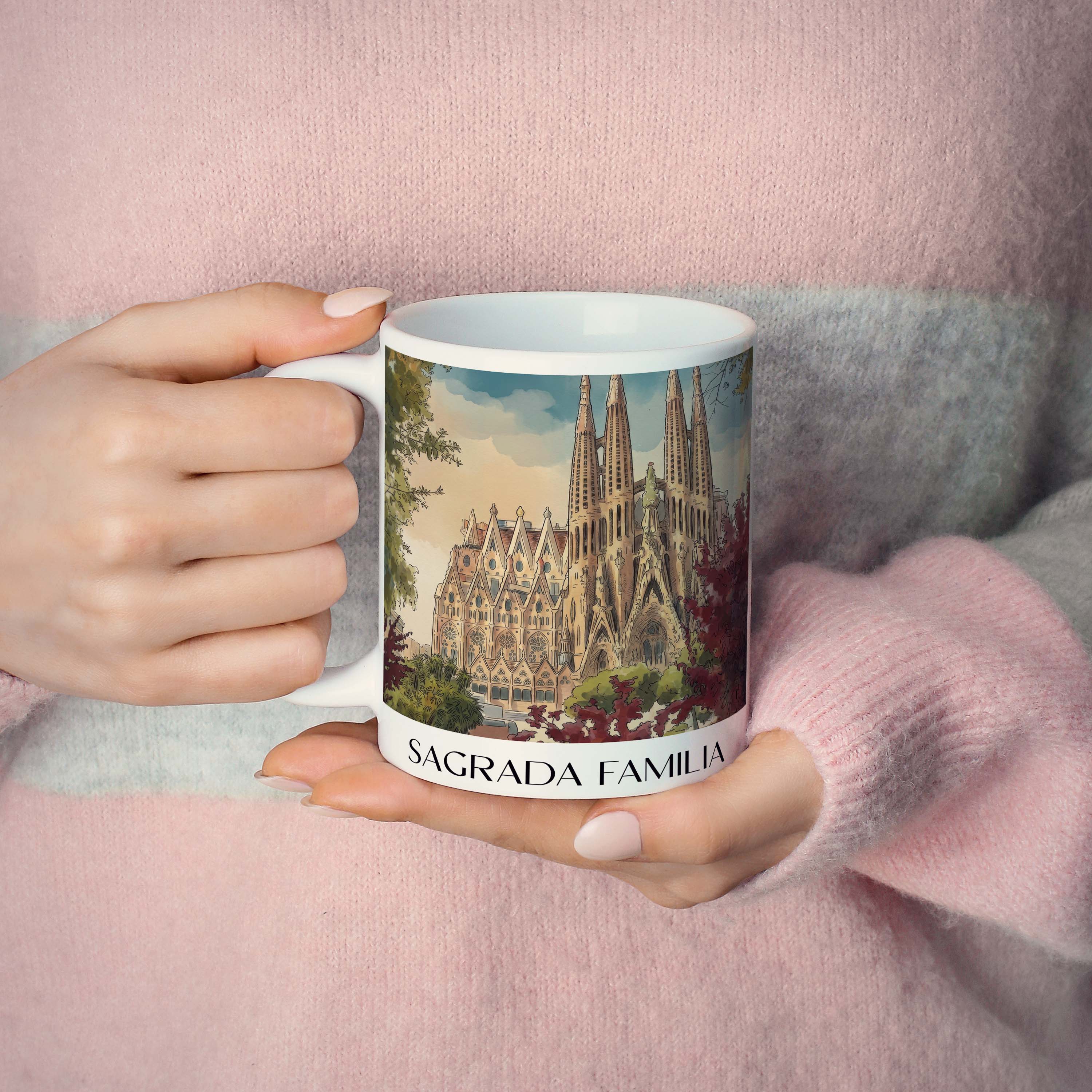 sagrada-familia-barcelona-spanien-kaffeebecher-aquarell