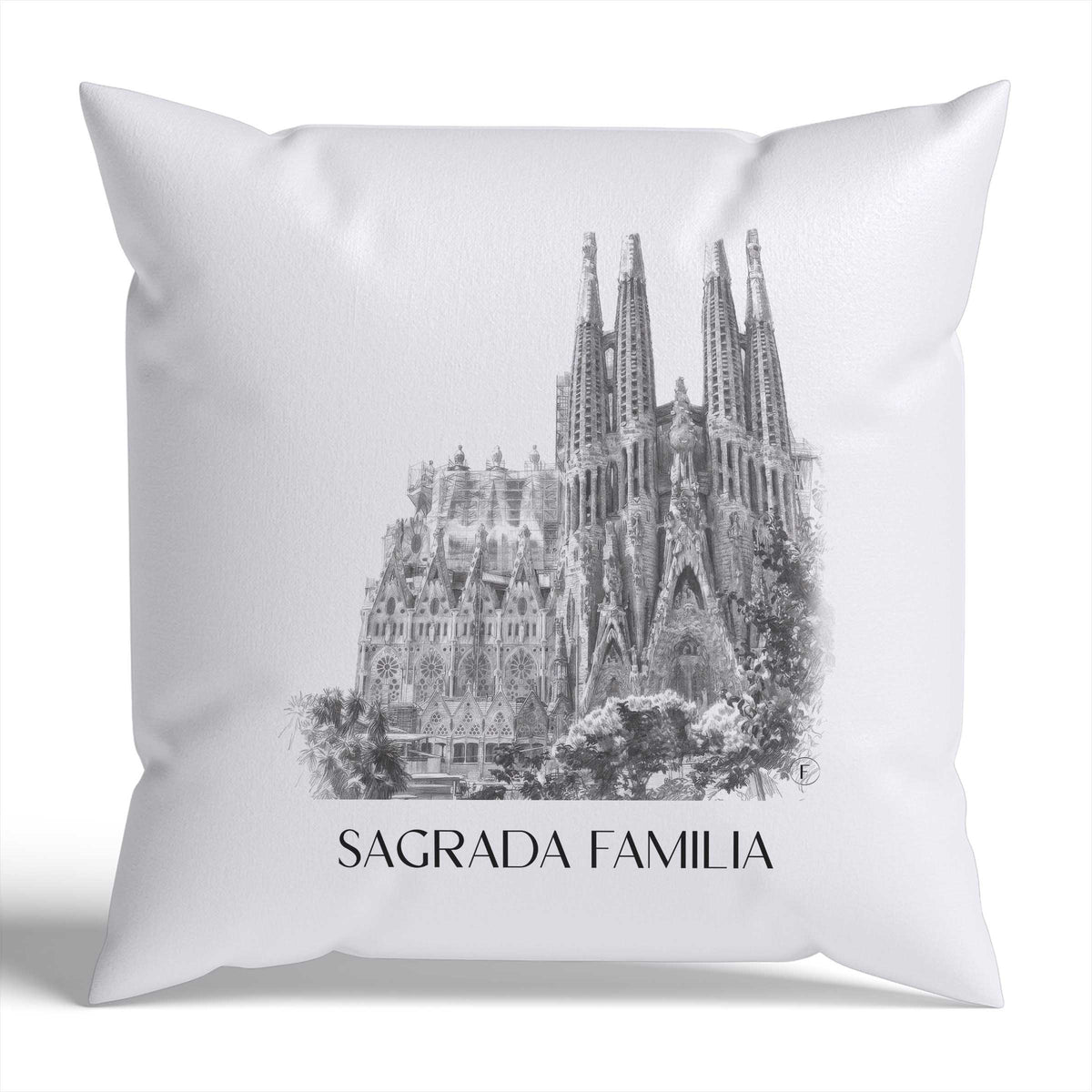 sagrada-familia-barcelona-spanien-kissenbezug-bleistift-zeichnung-drawing