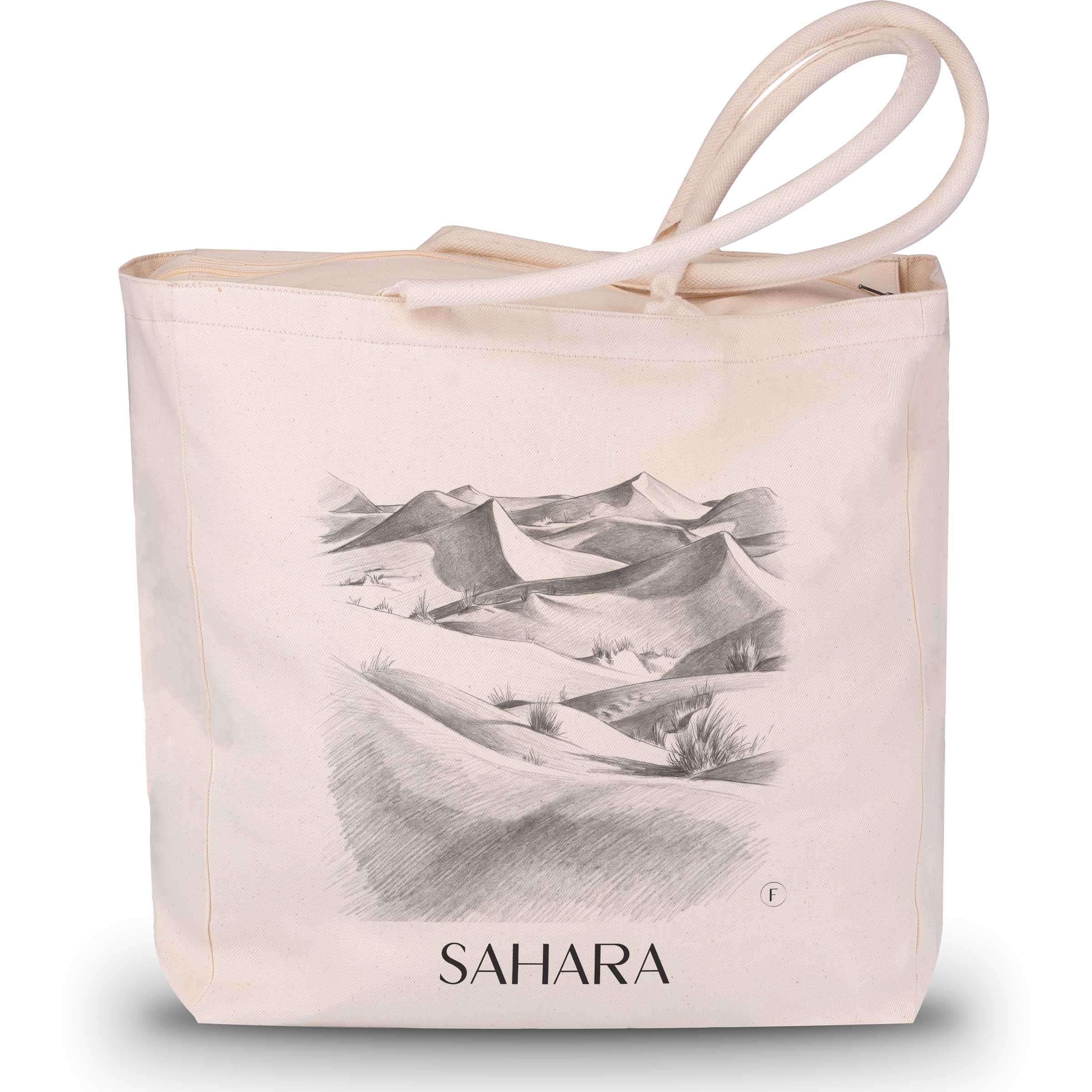 sahara-nordafrika-einkaufstasche-bleistift-zeichnung-drawing