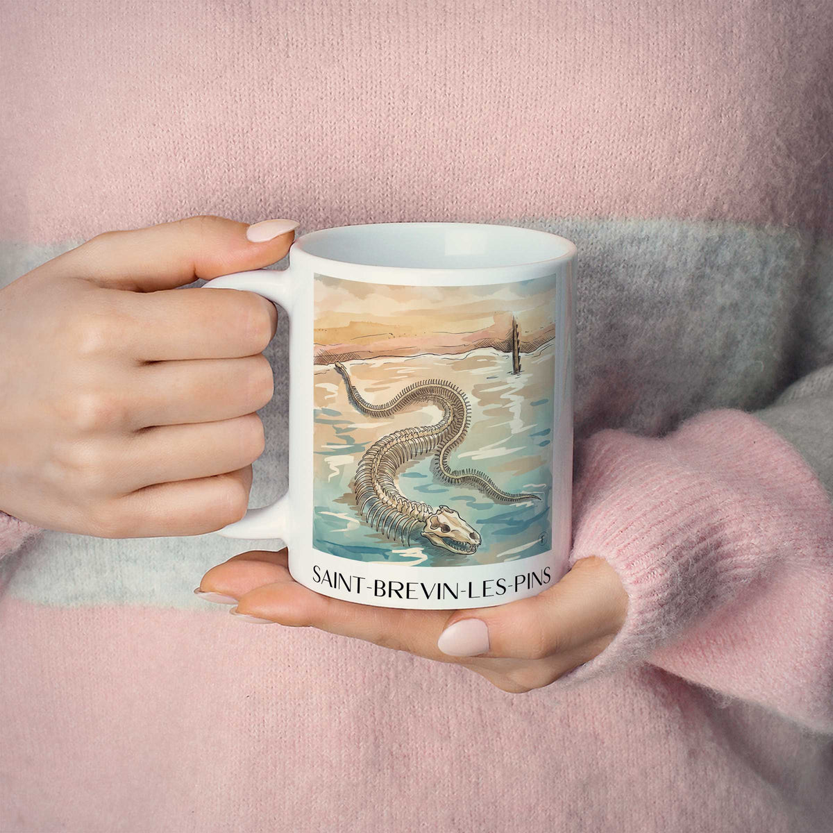 saint-brevin-les-pins-côte-de-jade-frankreich-kaffeebecher-aquarell