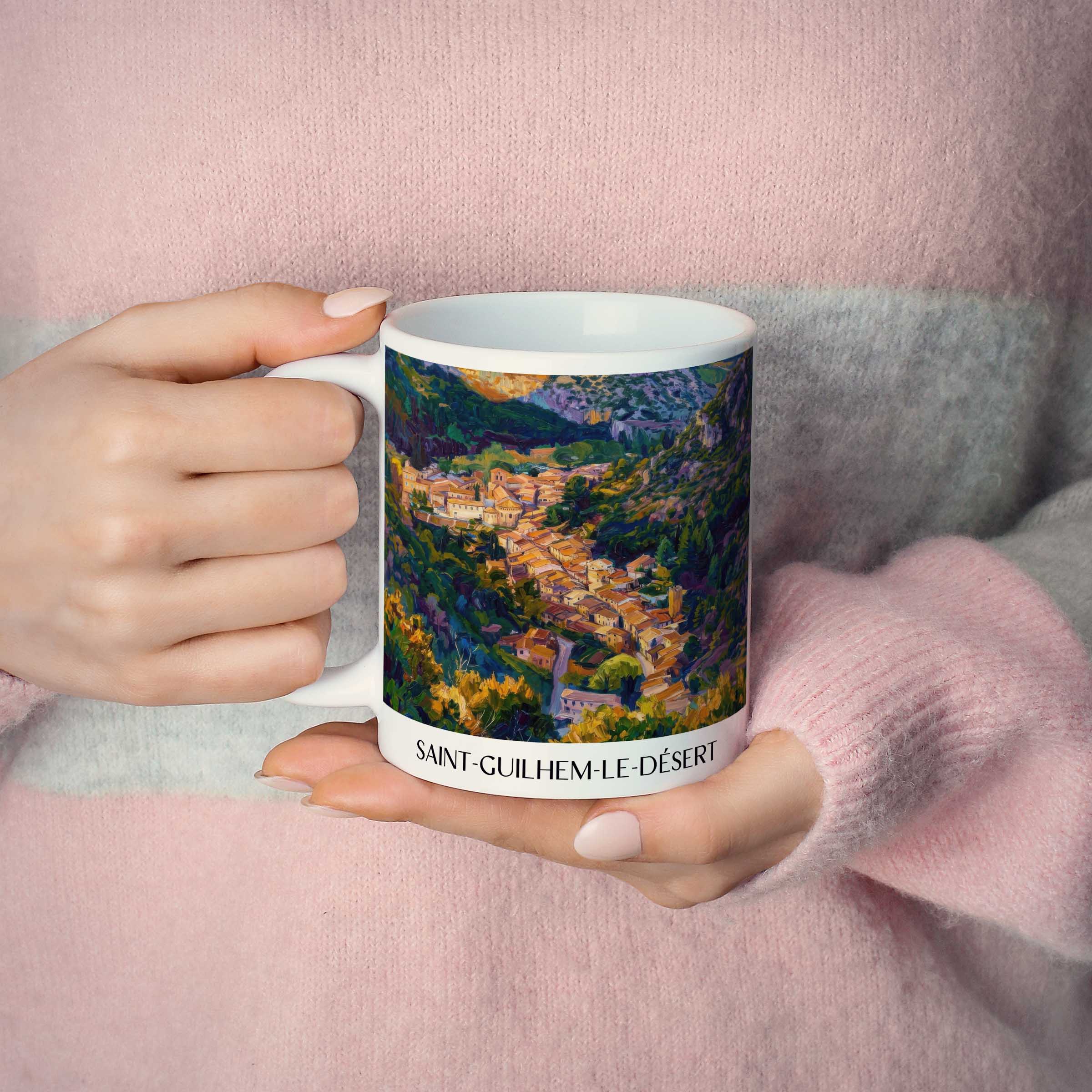 saint-guilhem-le-désert-okzitanien-frankreich-kaffeebecher-oil-painting-oelgemaelde