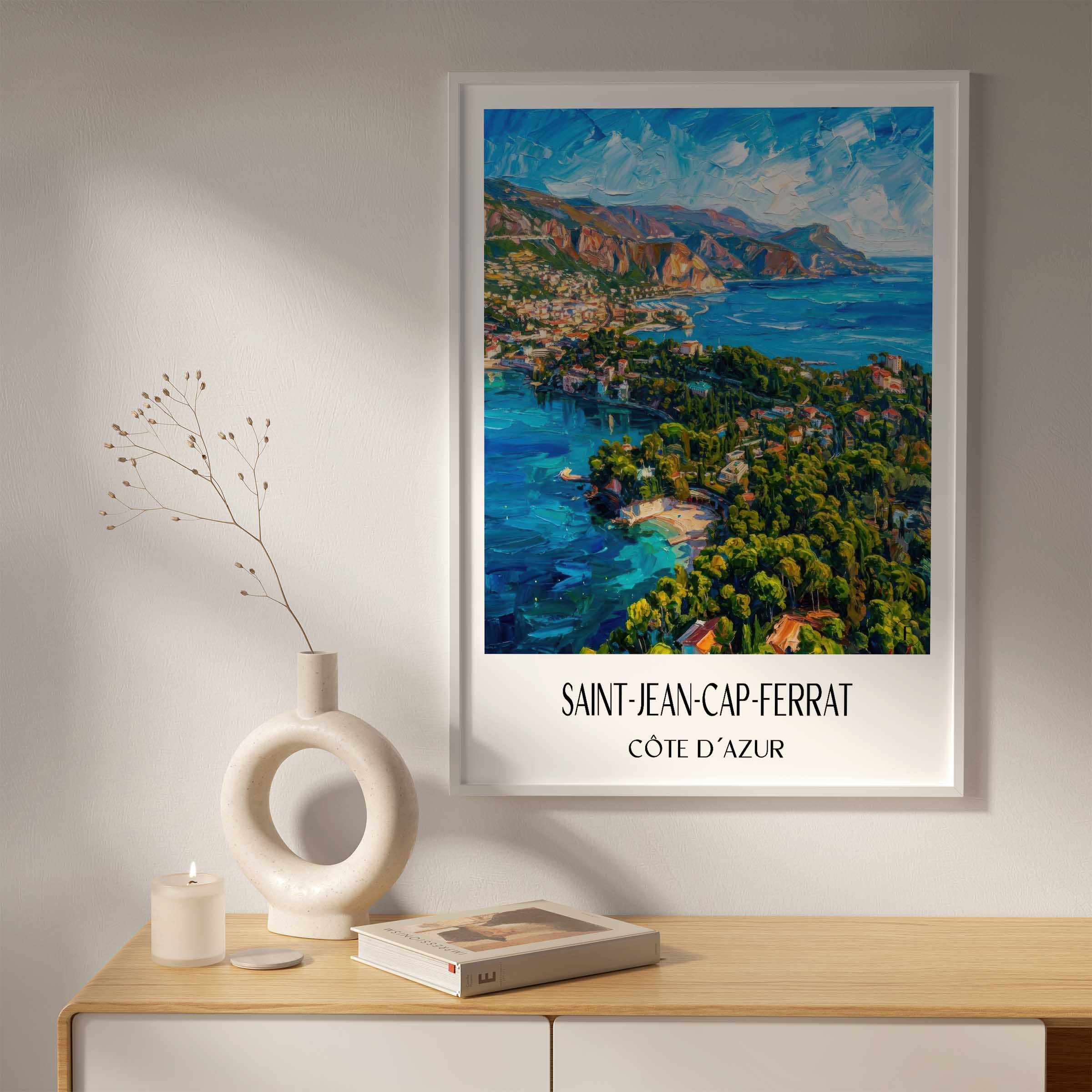 saint-jean-cap-ferrat-côte-d´azur-frankreich-poster-oil-painting-oelgemaelde