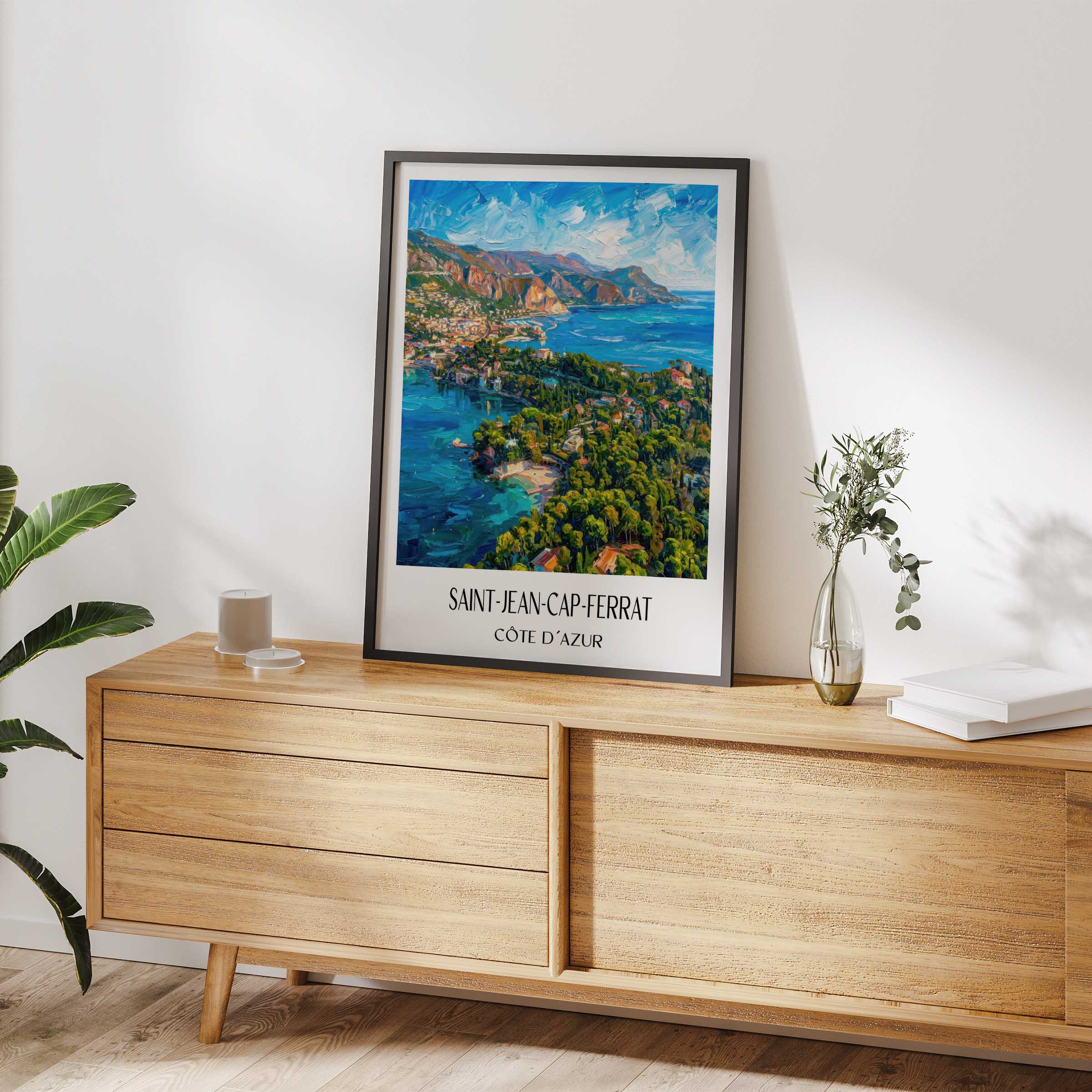 saint-jean-cap-ferrat-côte-d´azur-frankreich-poster-oil-painting-oelgemaelde