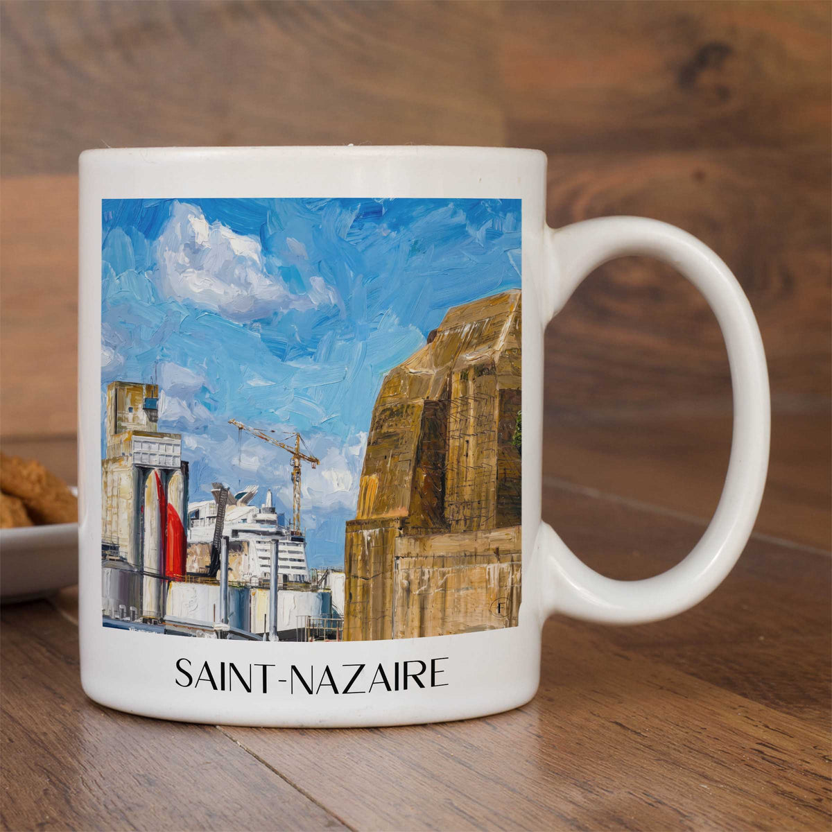 saint-nazaire-loire-atlantique-frankreich-kaffeebecher-oil-painting-oelgemaelde