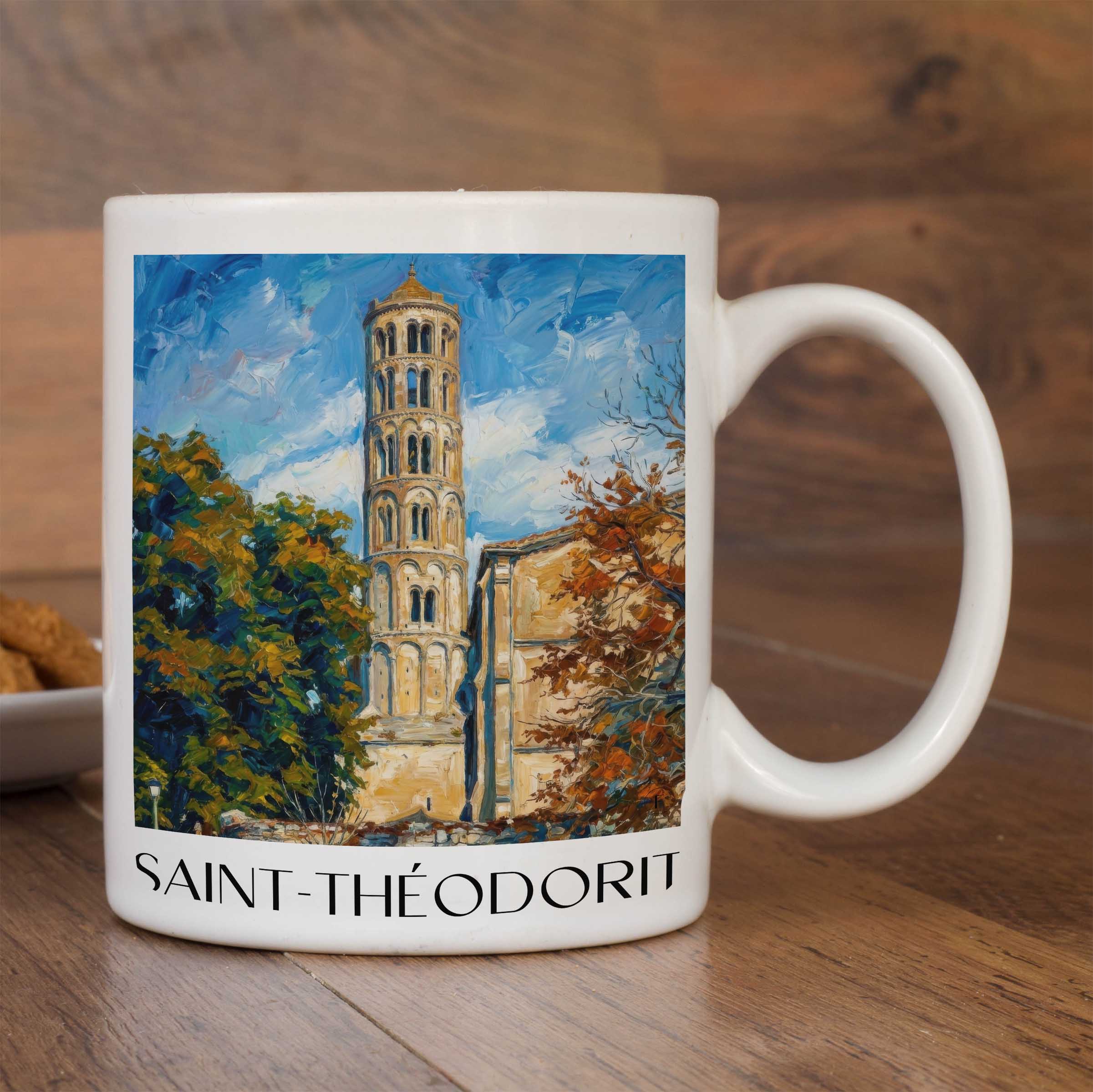 saint-théodorit-uzès-frankreich-kaffeebecher-oil-painting-oelgemaelde