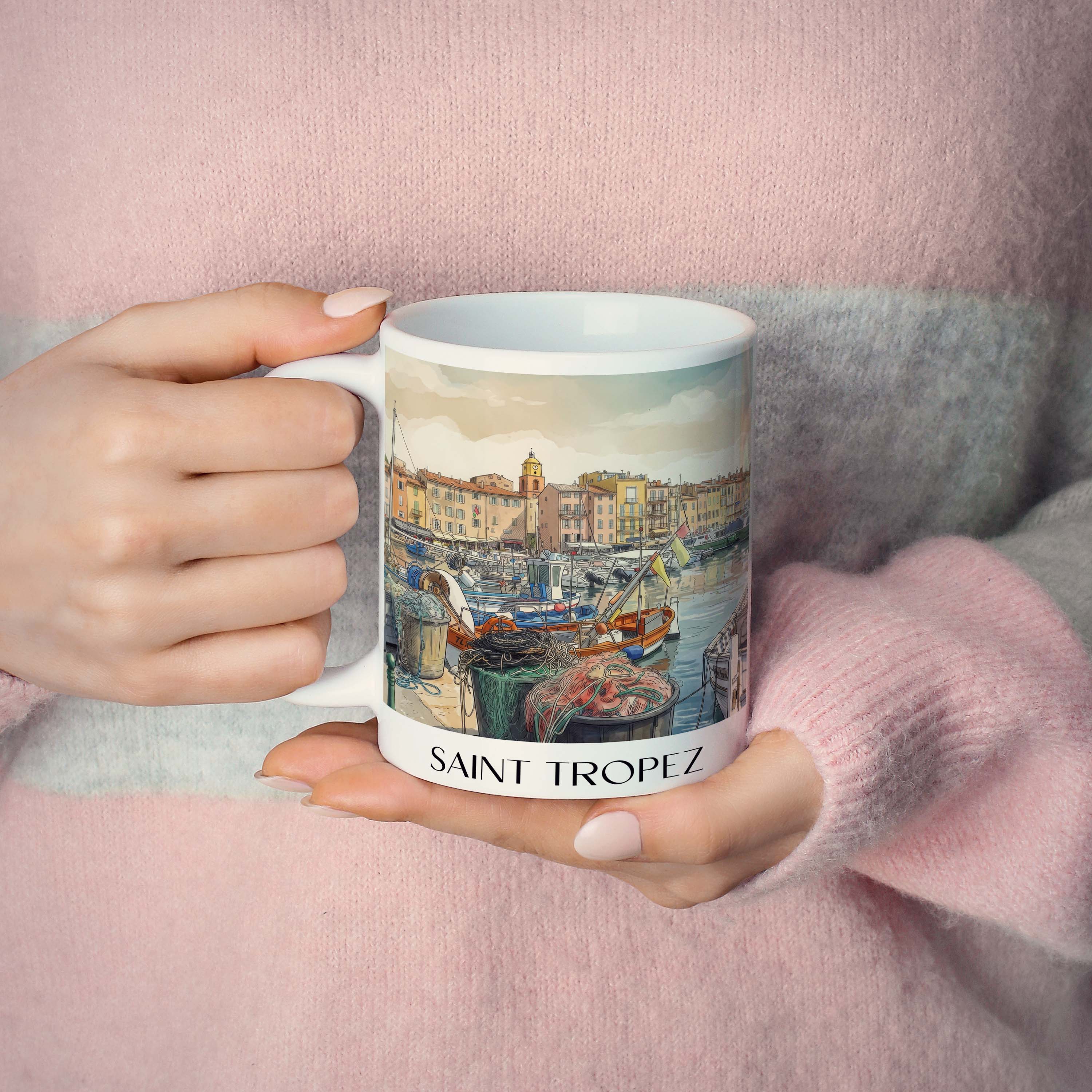 saint-tropez-frankreich-kaffeebecher-aquarell