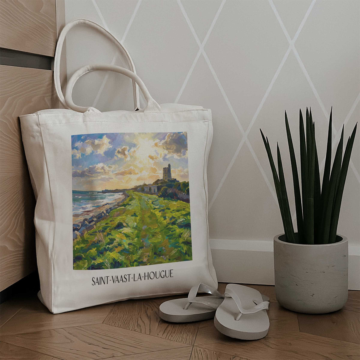 saint-vaast-la-hougue-cotentin-frankreich-einkaufstasche-oil-painting-oelgemaelde