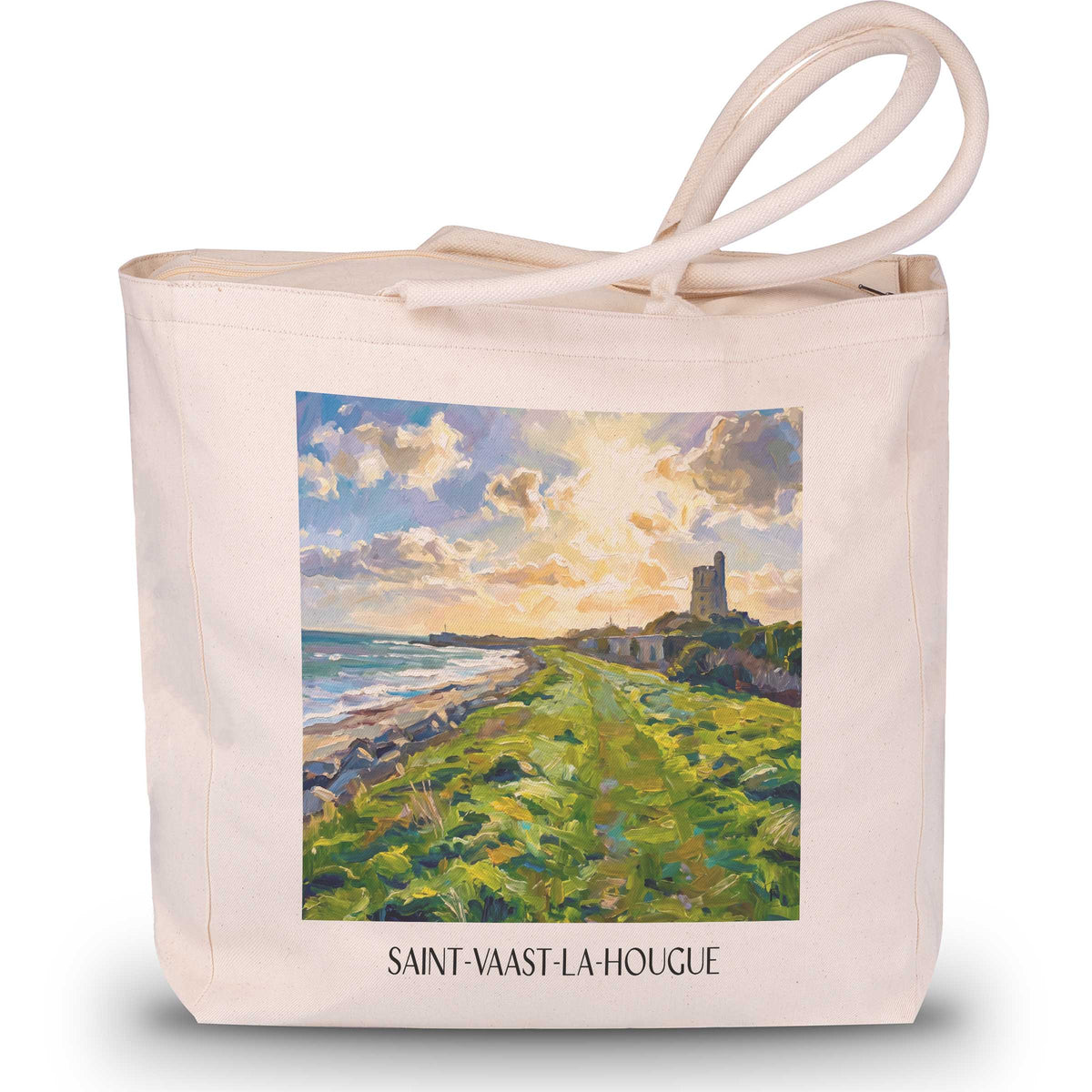 saint-vaast-la-hougue-cotentin-frankreich-einkaufstasche-oil-painting-oelgemaelde