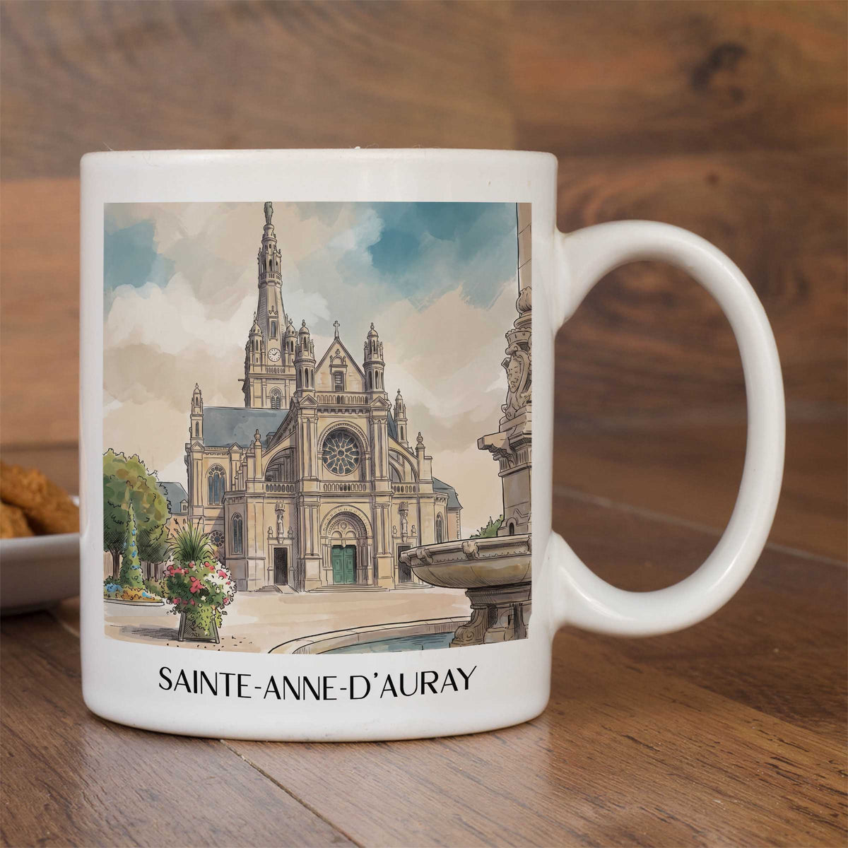sainte-anne-d'auray-morbihan-frankreich-kaffeebecher-aquarell