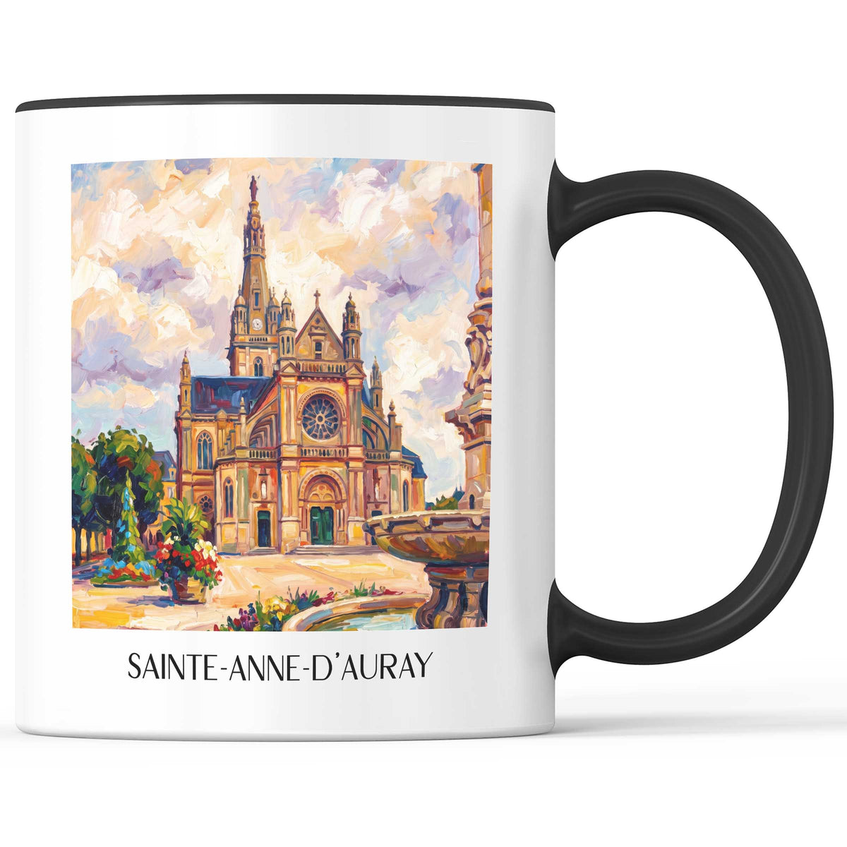 sainte-anne-d'auray-morbihan-frankreich-kaffeebecher-oil-painting-oelgemaelde