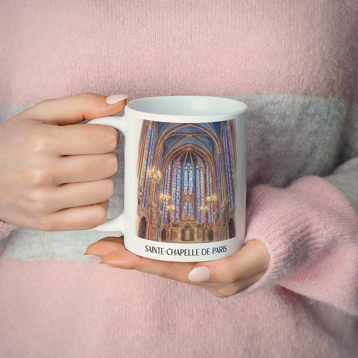 sainte-chapelle-paris-frankreich-kaffeebecher-aquarell