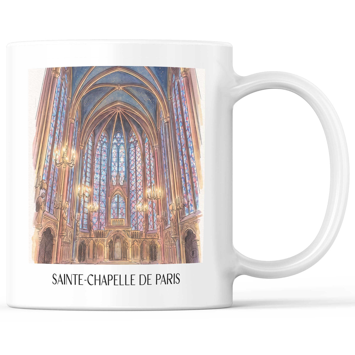 sainte-chapelle-paris-frankreich-kaffeebecher-aquarell