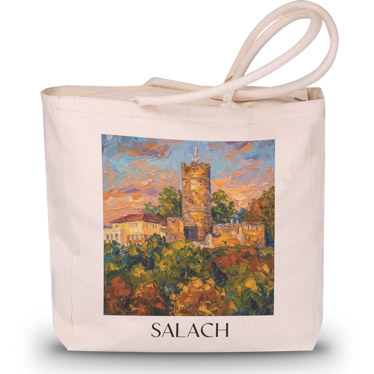 salach-schwäbische-alb-deutschland-einkaufstasche-oil-painting-oelgemaelde