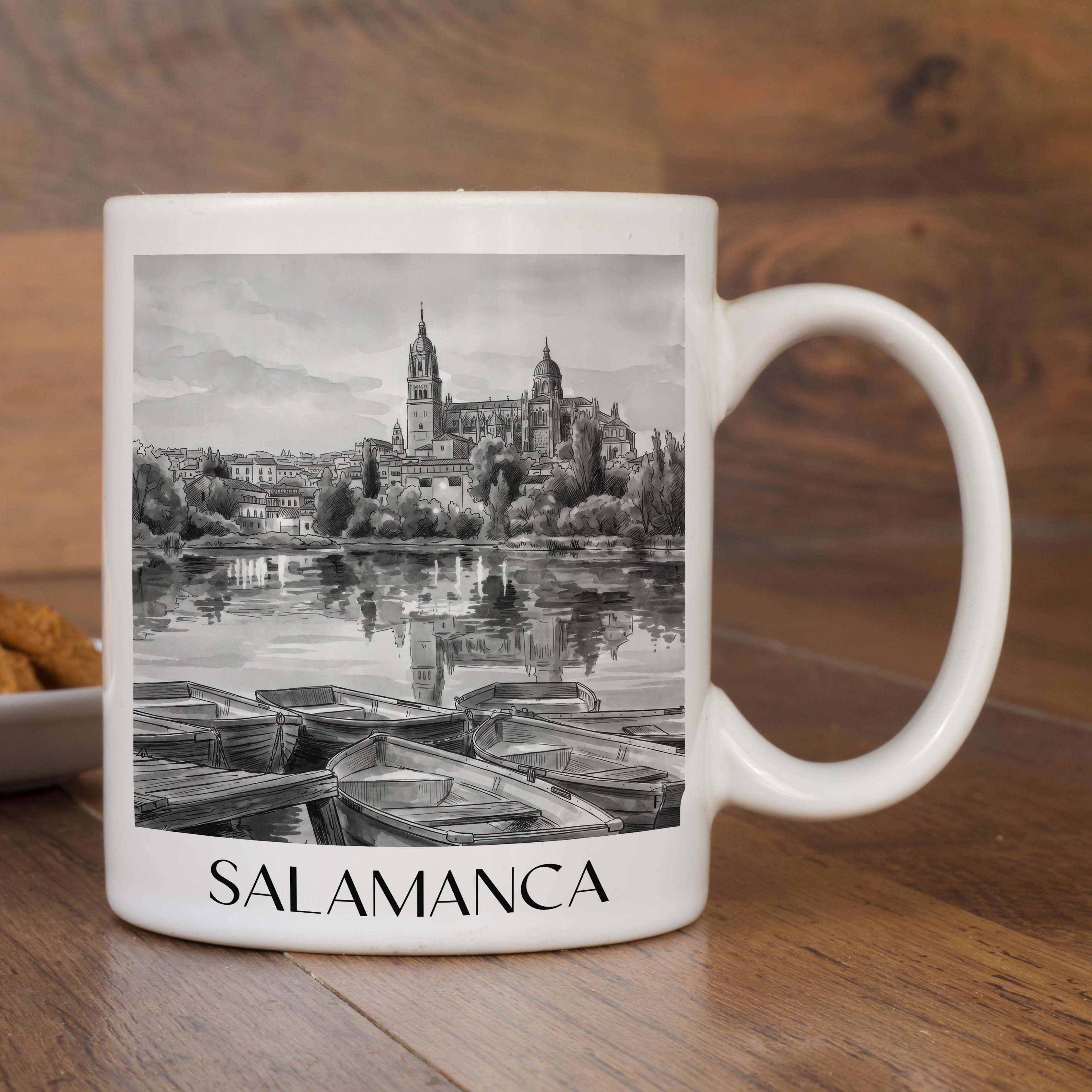 salamanca--spanien-spanien-kaffeebecher-aquarell-schwarz-weiss