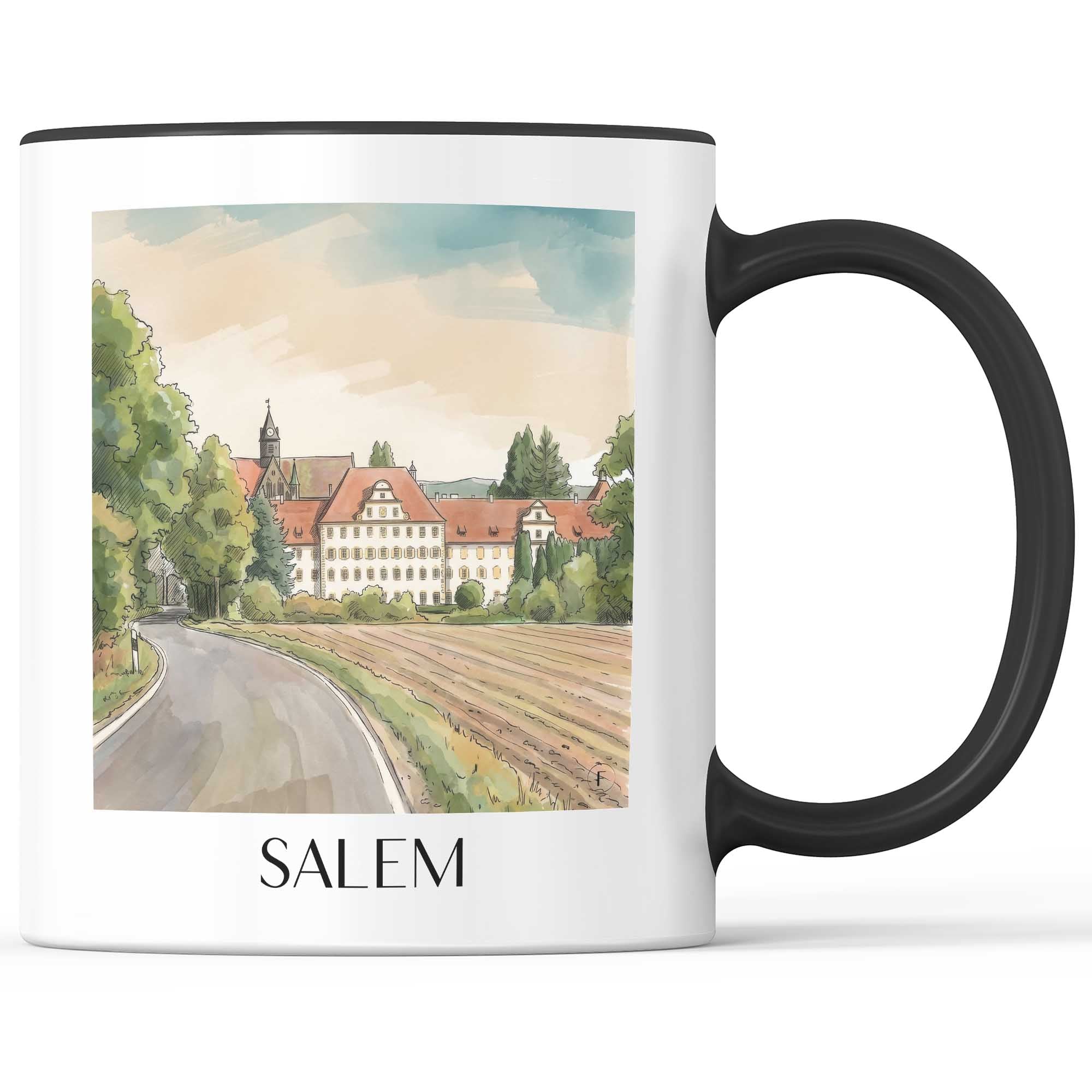 salem-bodensee-deutschland-kaffeebecher-aquarell