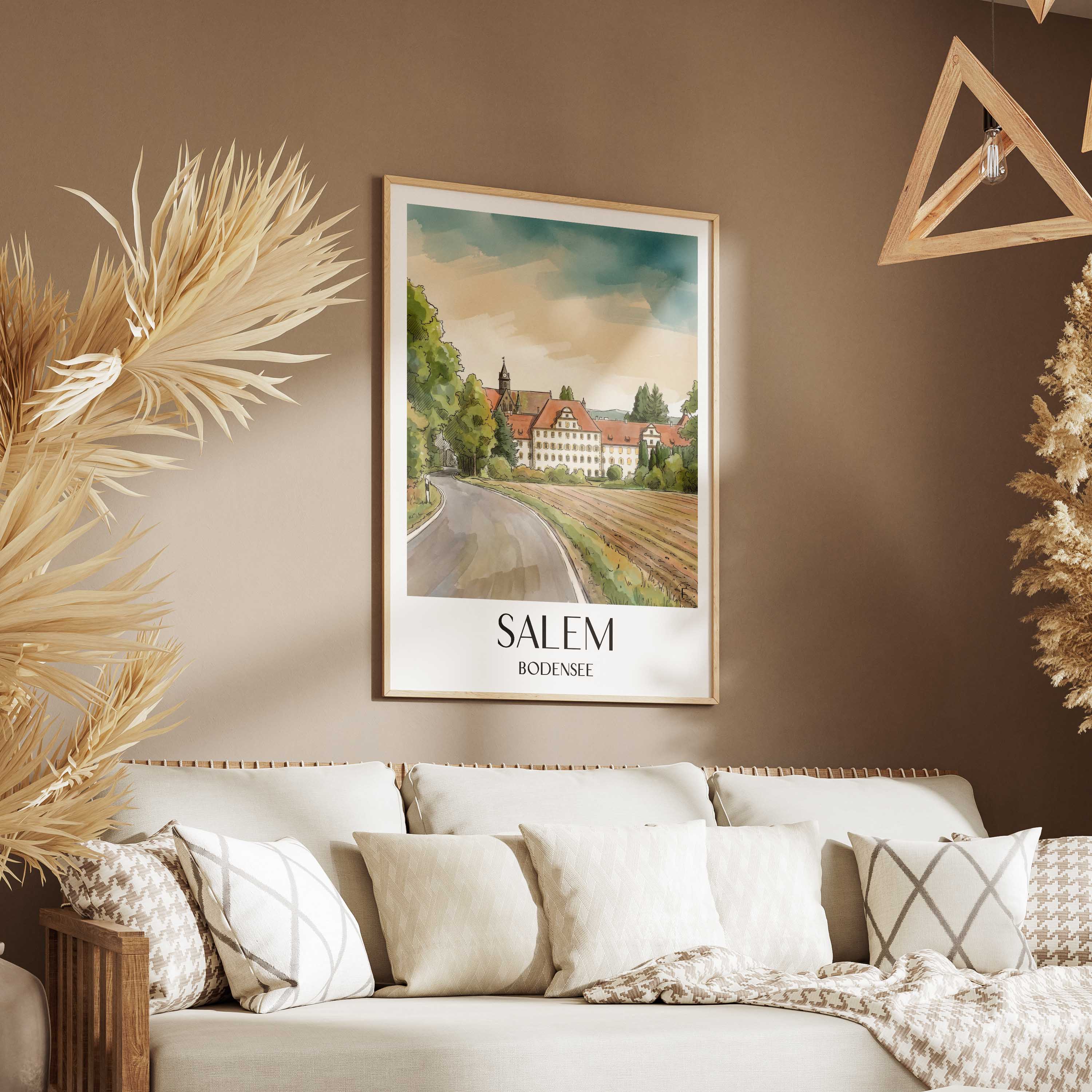 salem-bodensee-deutschland-poster-aquarell