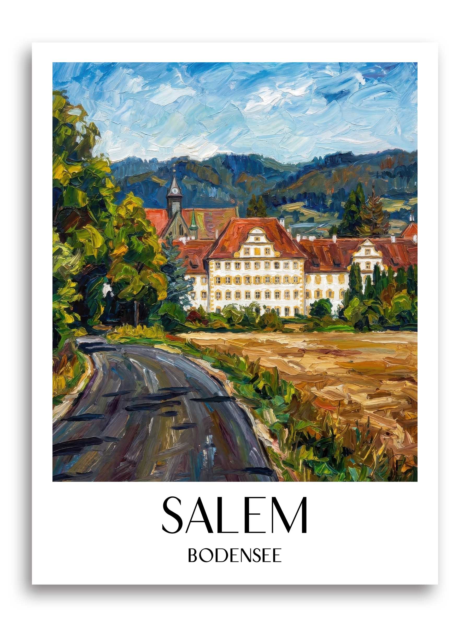 salem-bodensee-deutschland-poster-oil-painting-oelgemaelde