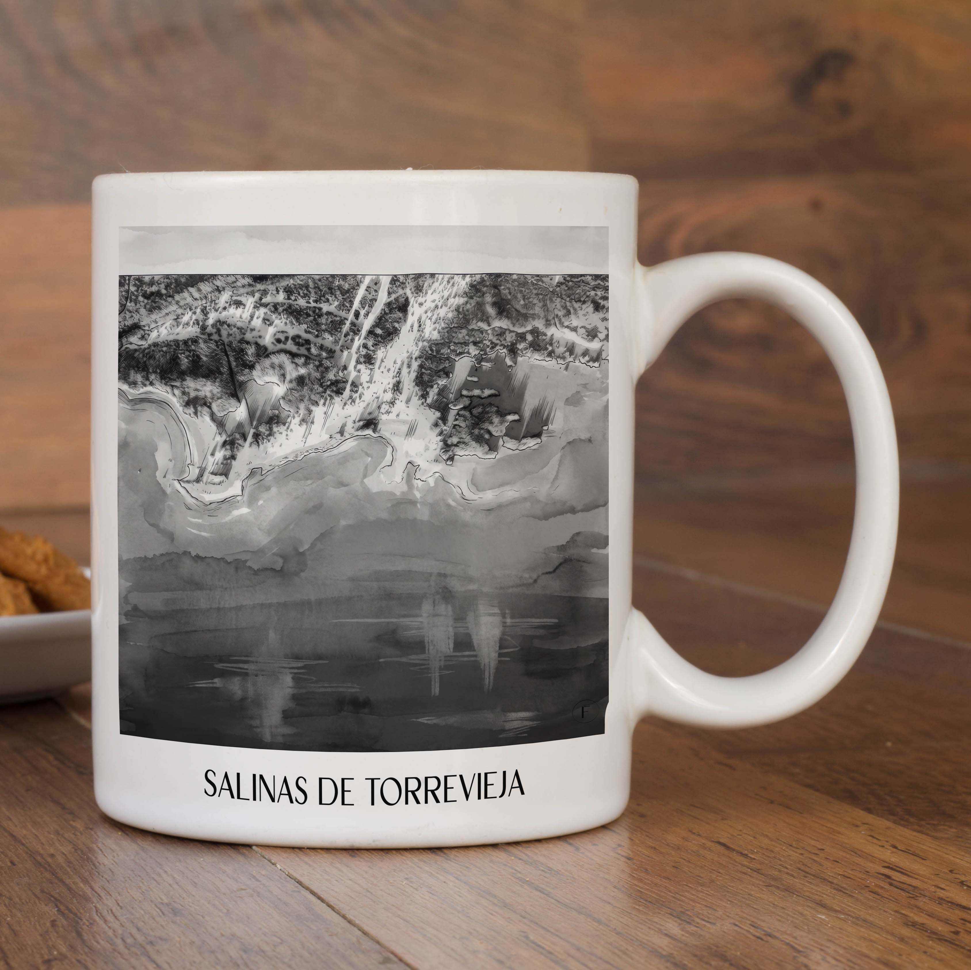 salinas-de-torrevieja-spanien-spanien-kaffeebecher-aquarell-schwarz-weiss