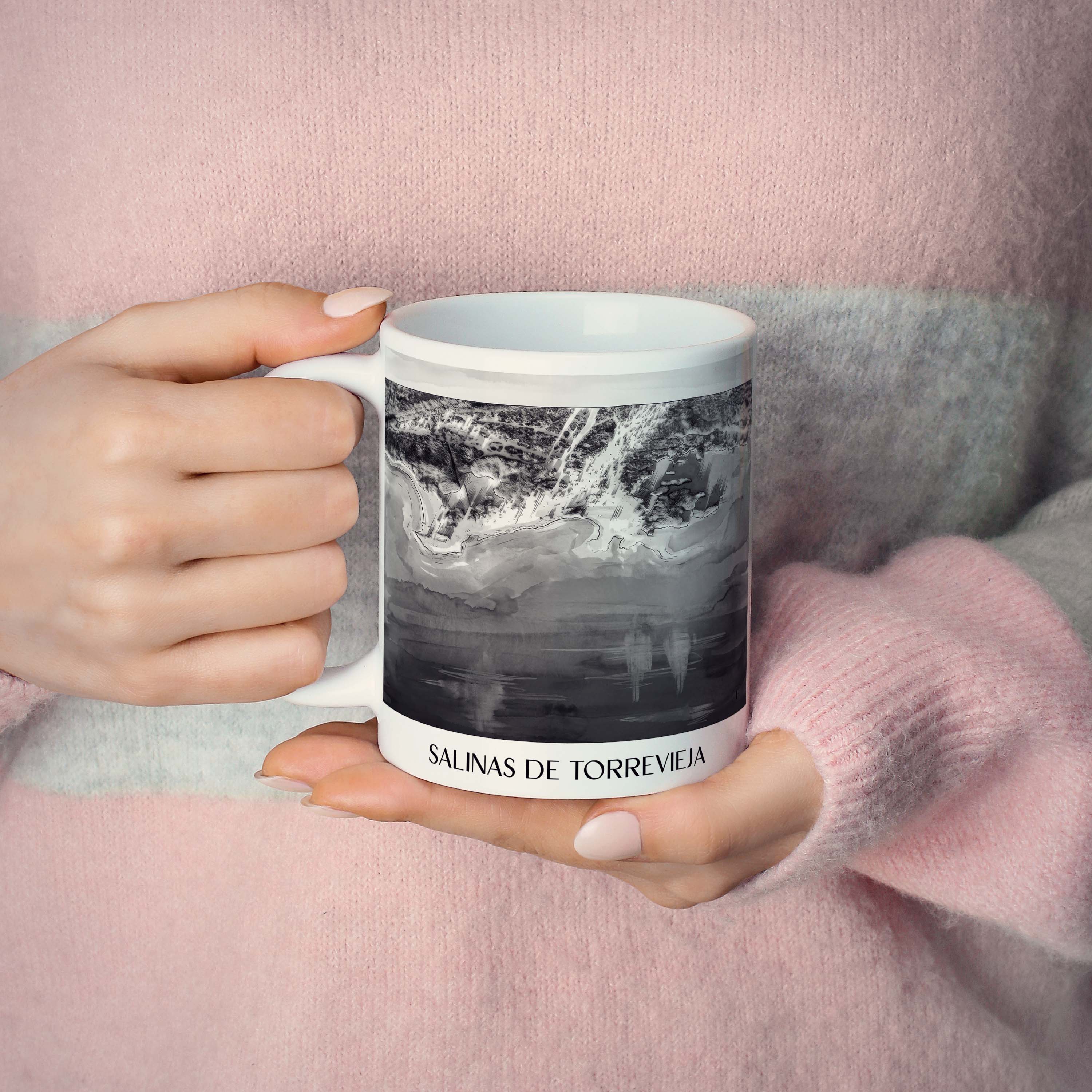 salinas-de-torrevieja-spanien-spanien-kaffeebecher-aquarell-schwarz-weiss