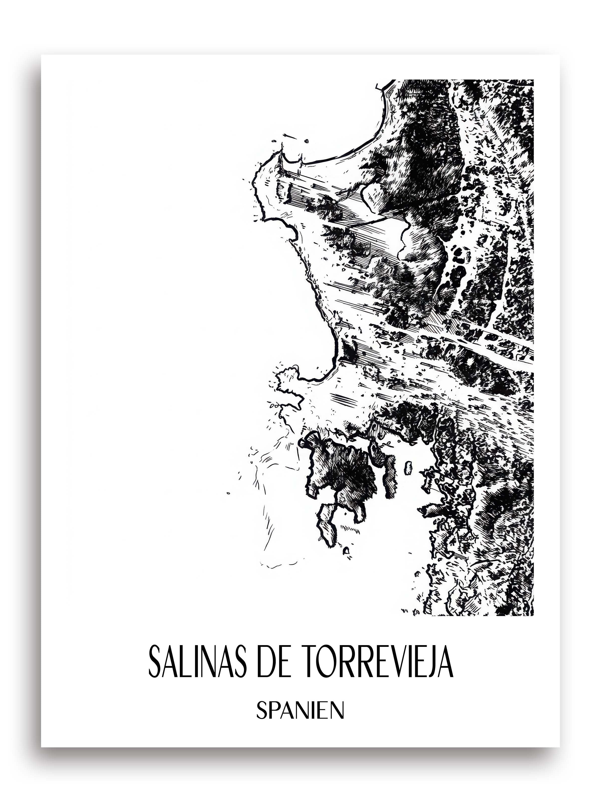 salinas-de-torrevieja-spanien-spanien-poster-skizze