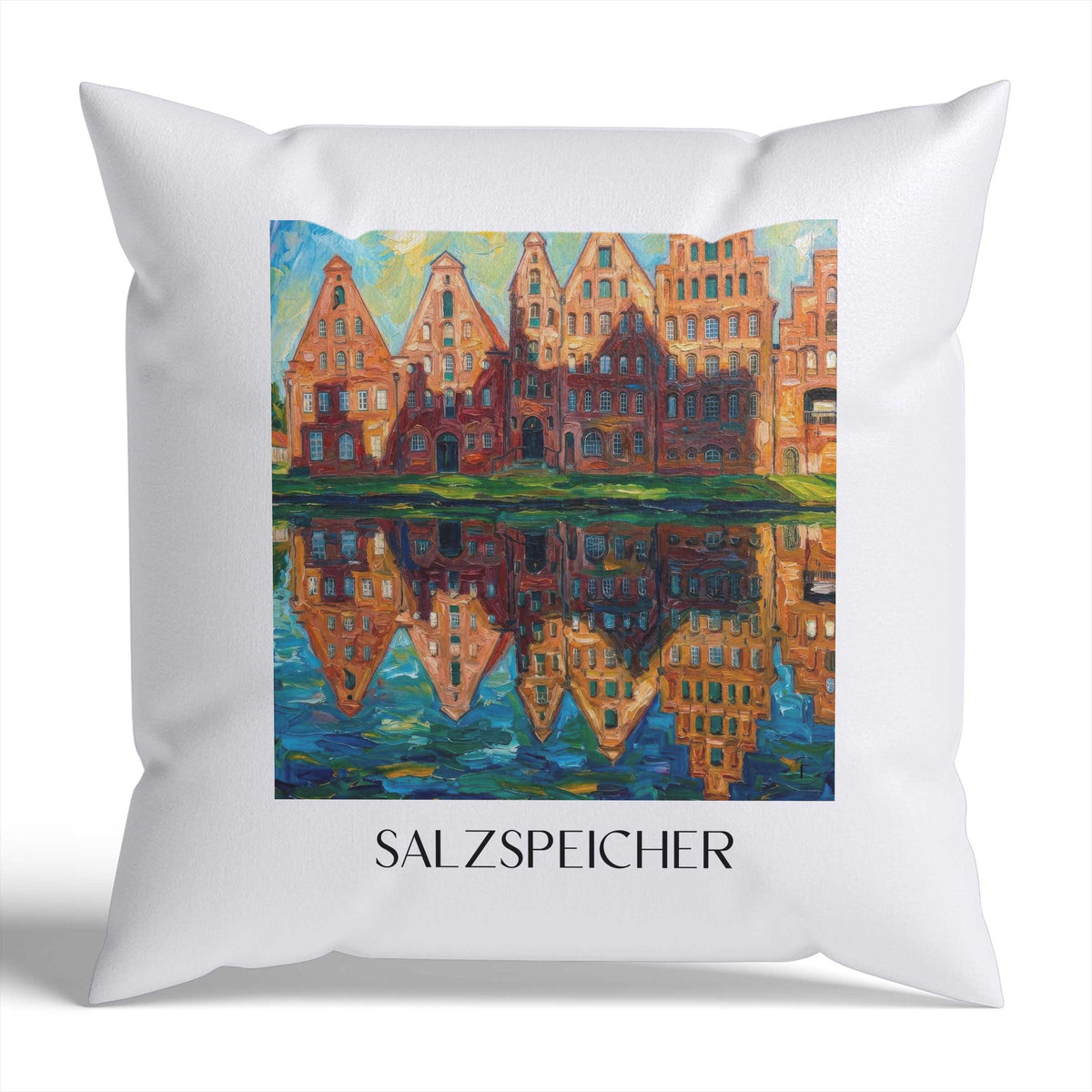 salzspeicher-lübeck-deutschland-kissenbezug-oil-painting-oelgemaelde