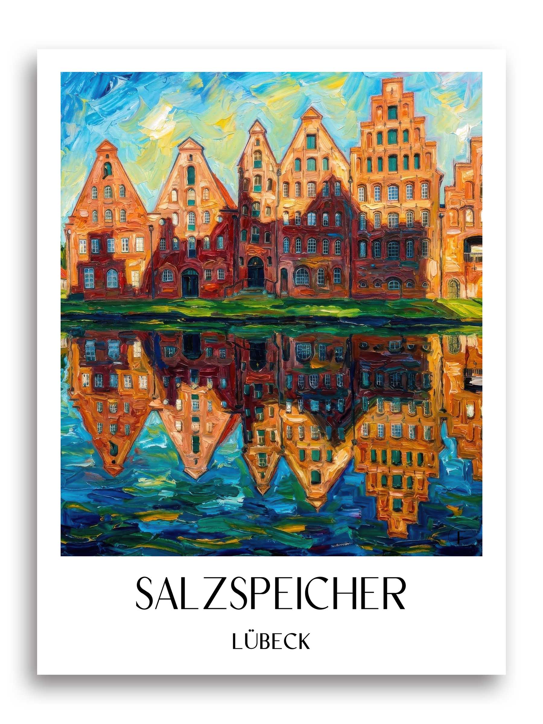 salzspeicher-lübeck-deutschland-poster-oil-painting-oelgemaelde