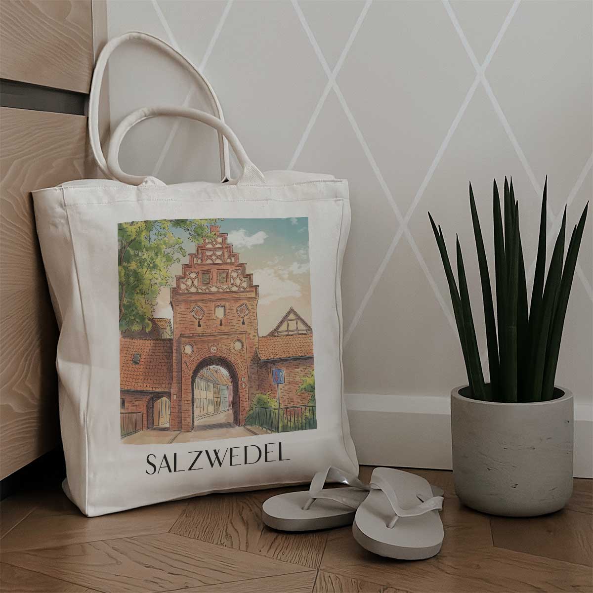 salzwedel-altmark-deutschland-einkaufstasche-aquarell