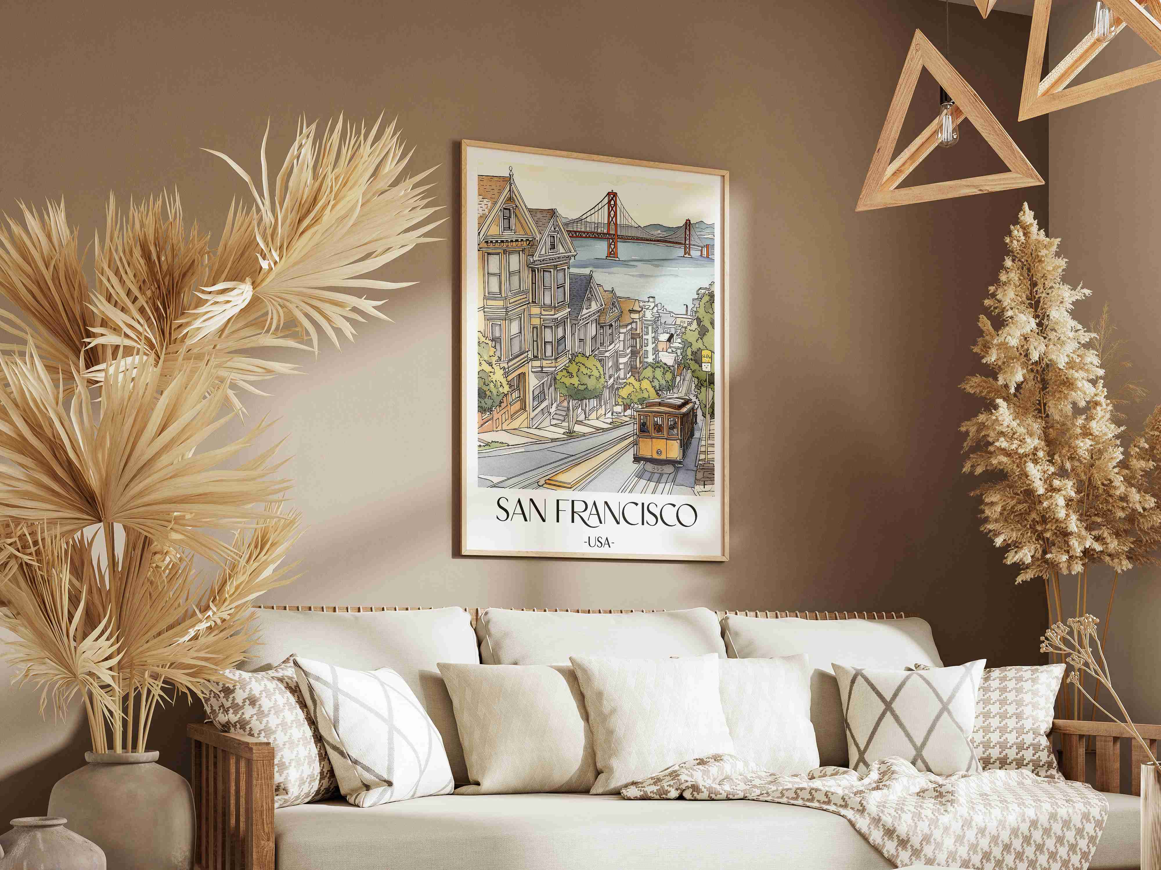 san-francisco-usa-poster-aquarell
