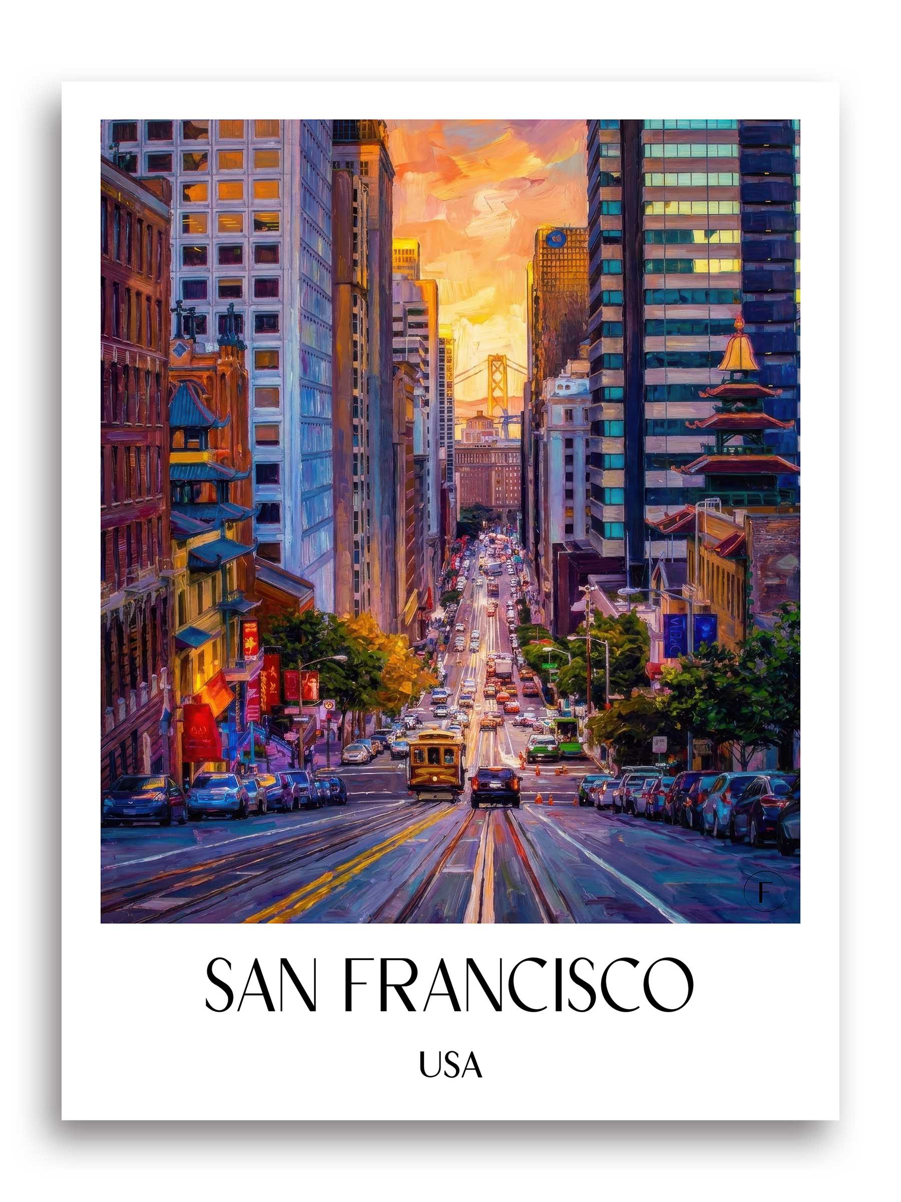san-francisco-usa-poster-oil-painting-oelgemaelde