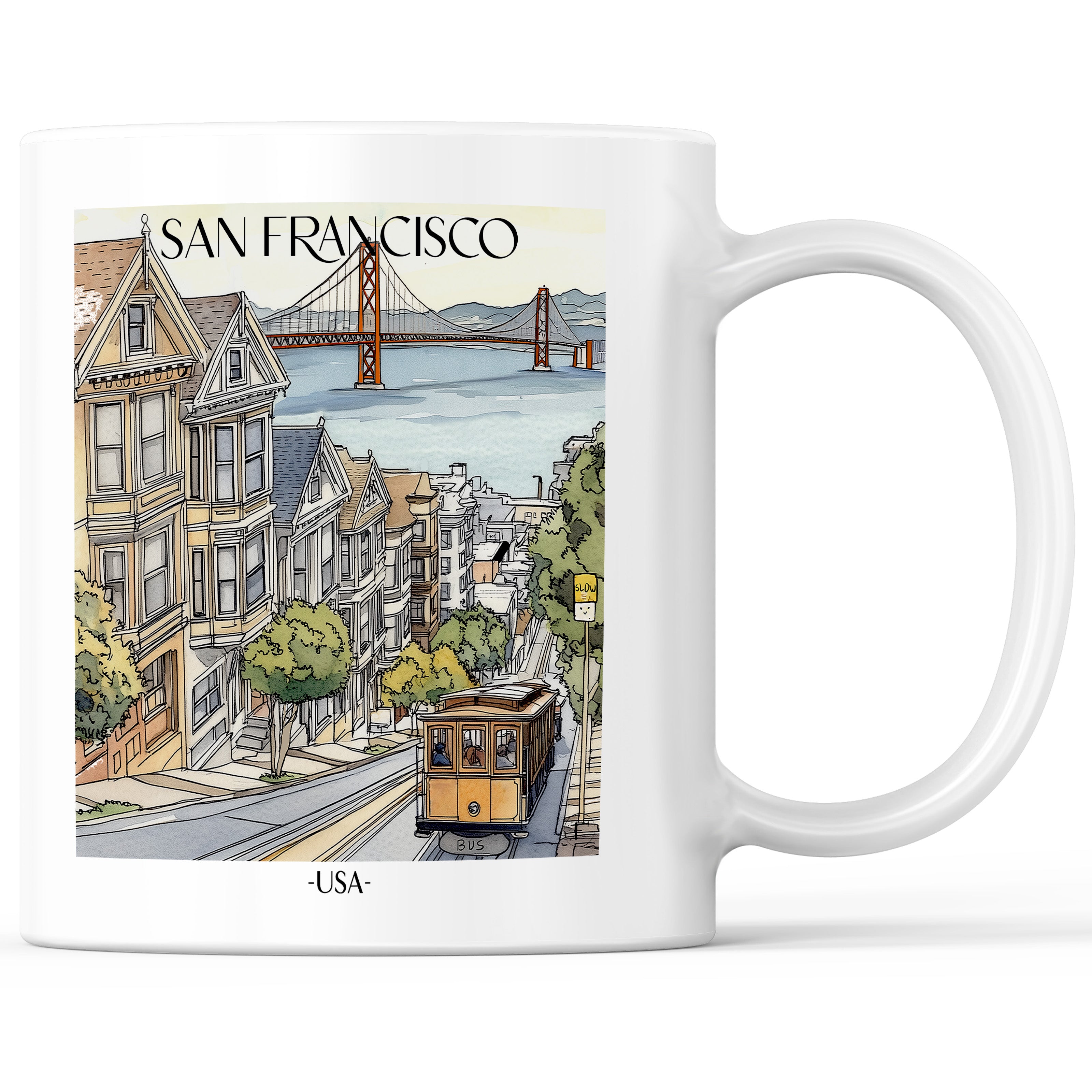 san-francisco-usa-einkaufstasche-aquarell