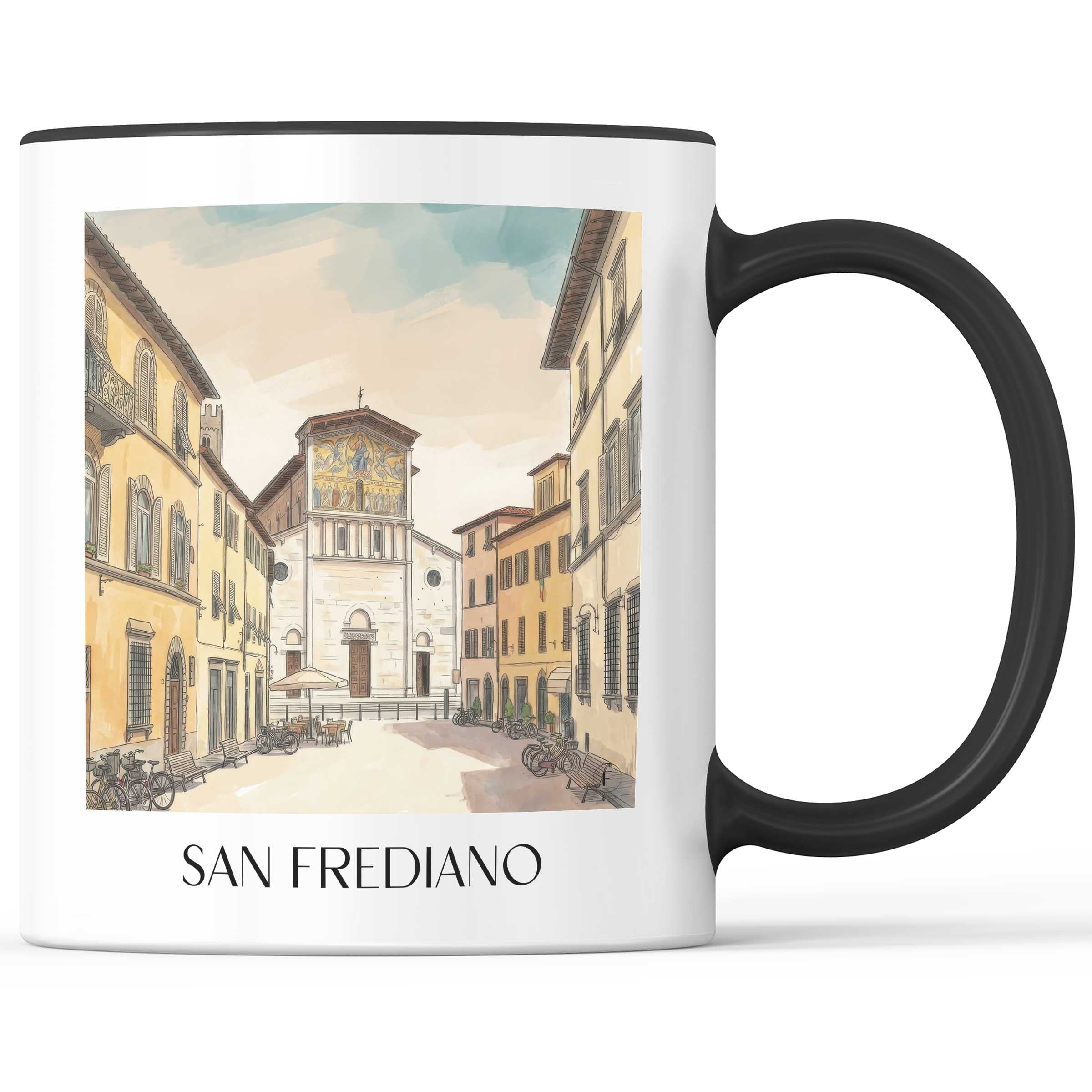 san-frediano-lucca-italien-kaffeebecher-aquarell