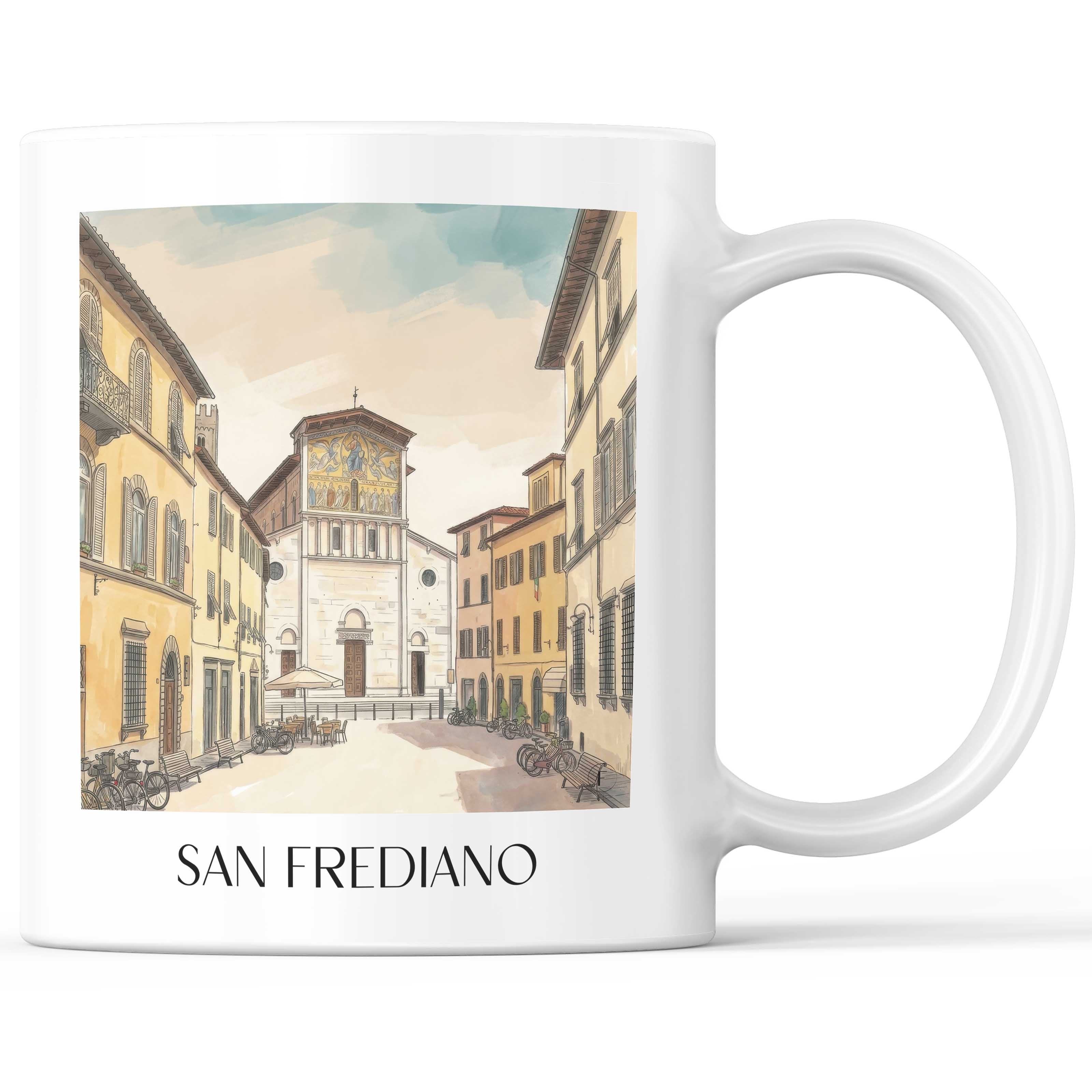 san-frediano-lucca-italien-kaffeebecher-aquarell