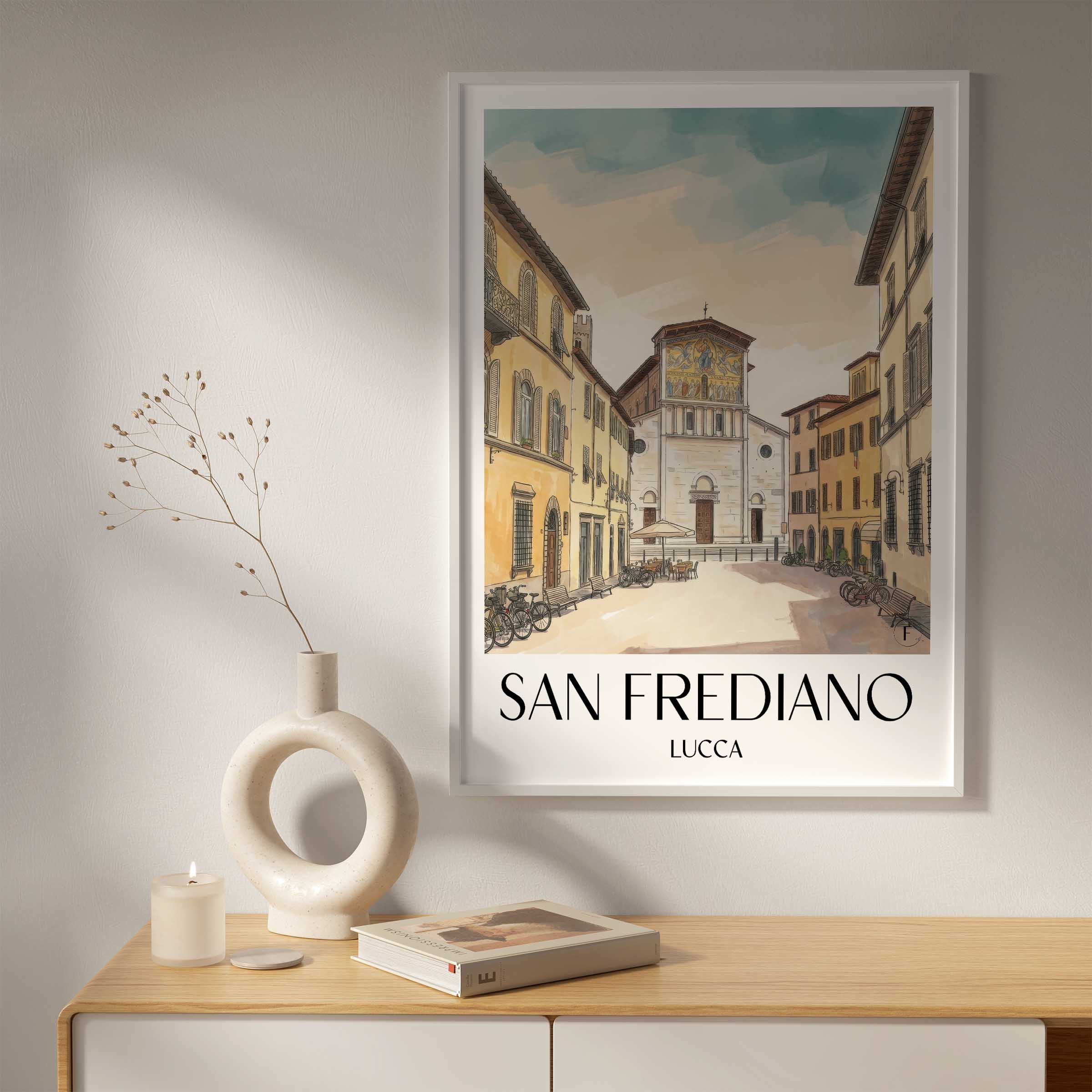 san-frediano-lucca-italien-poster-aquarell